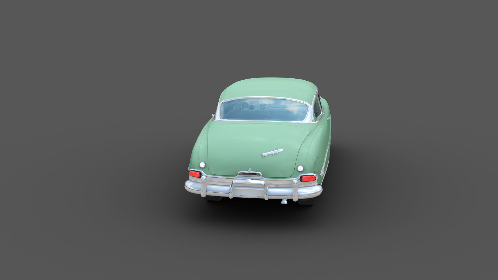 Hudson Hornet Lowpoly Low-poly 3D model_22