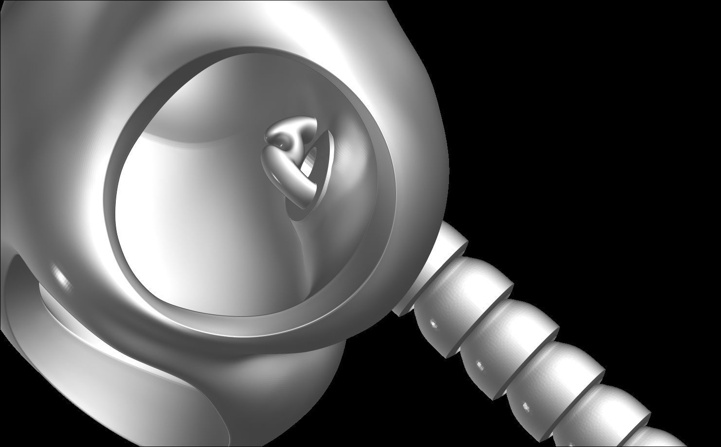 BJD 3D model Woman with Tail and horns character printable OBJ 3D print model_5