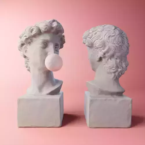 David Sculpture Decoration 3D model
