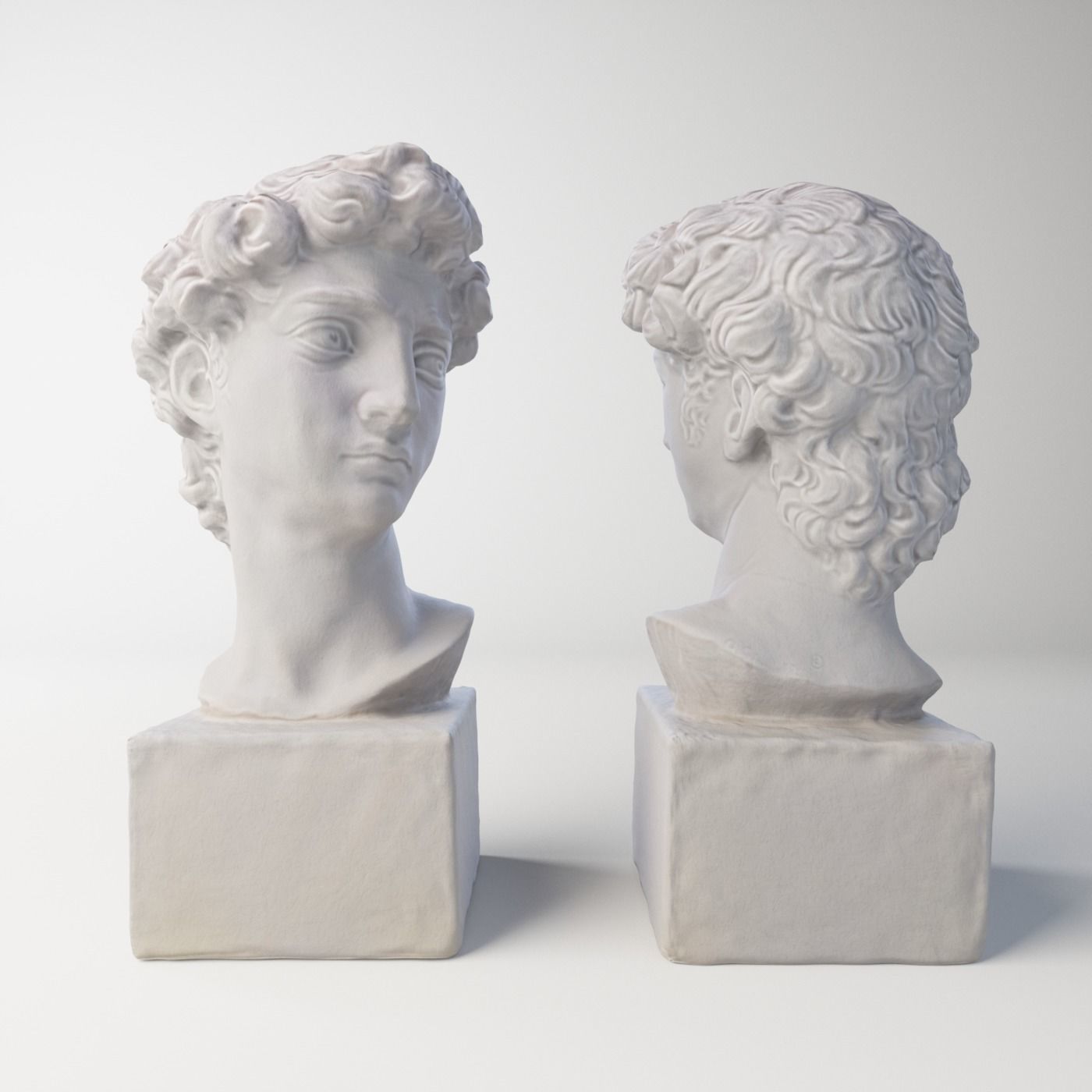 David Sculpture Decoration 3D model_2