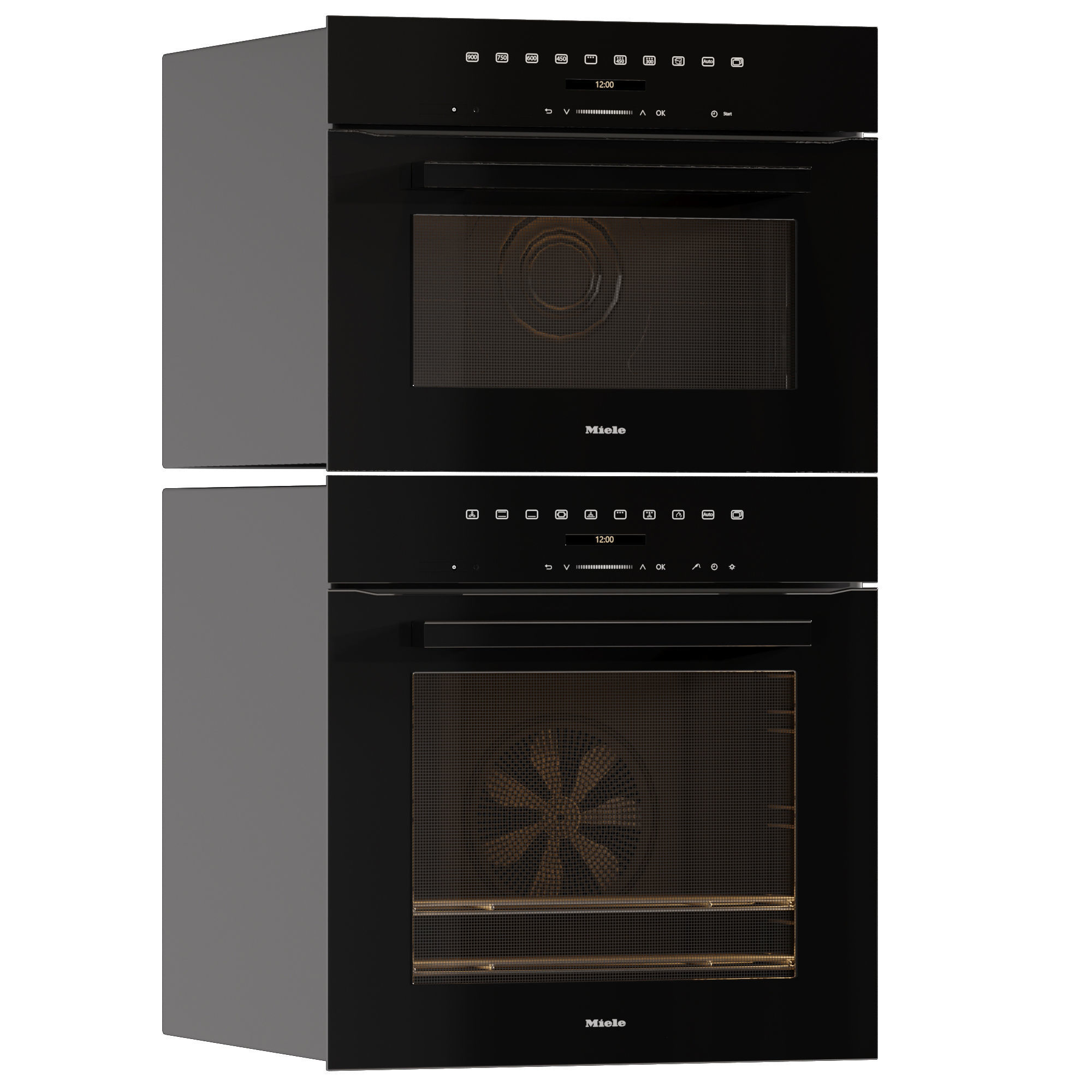 MIELE ovens and microwaves three color options 3D model_5