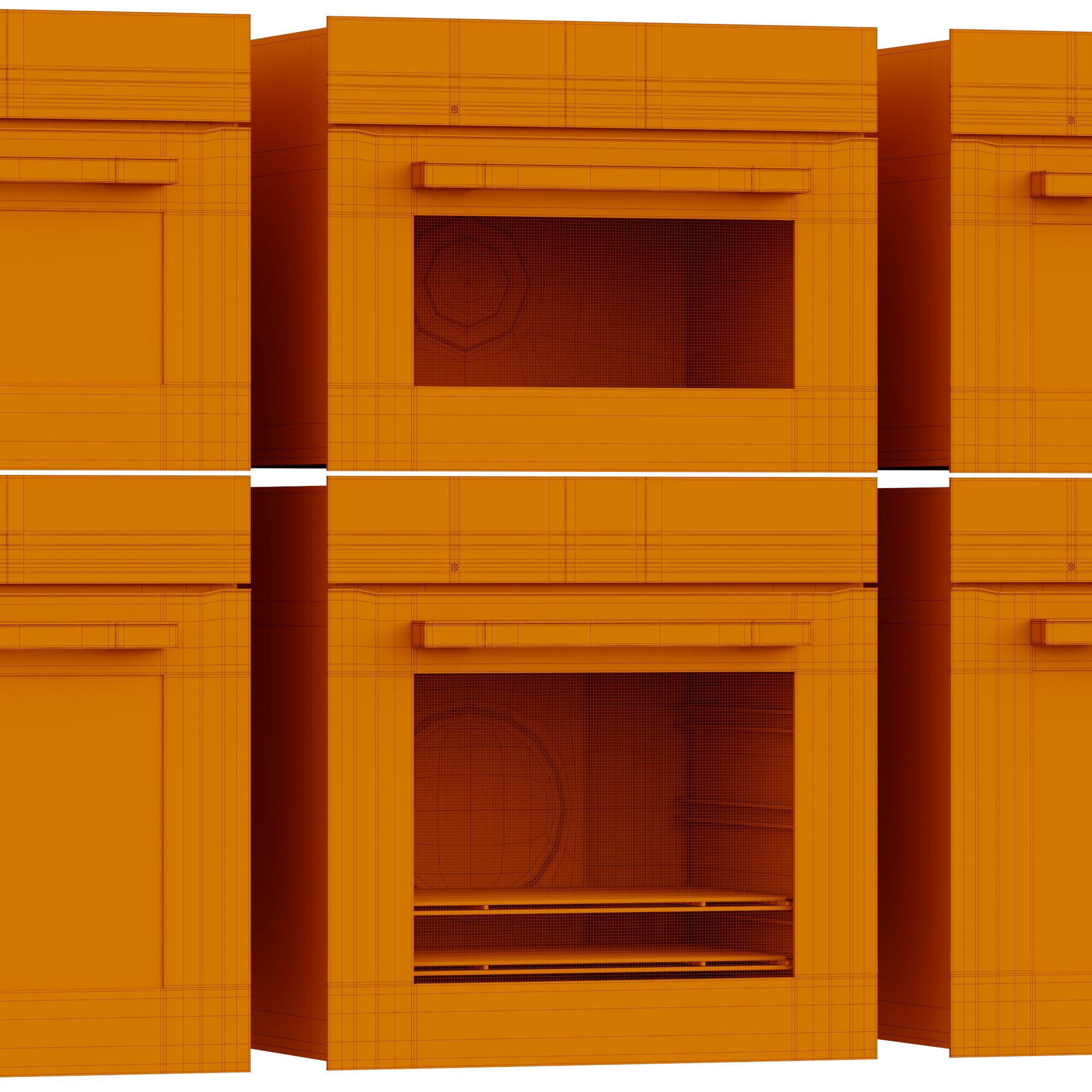 MIELE ovens and microwaves three color options 3D model_9