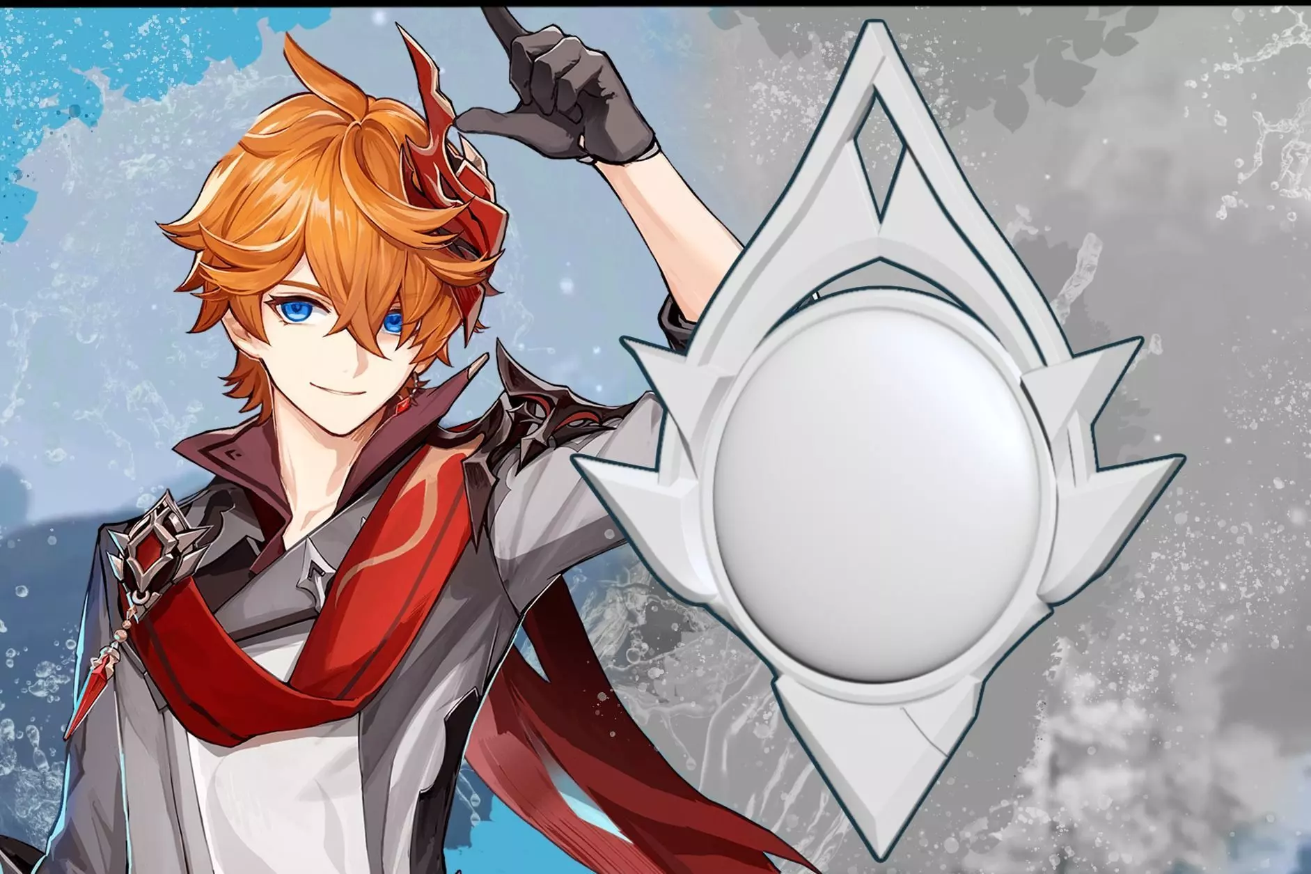 Snezhnaya Vision STL File for Cosplay Genshin impact Tartaglia 3D print model