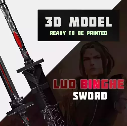Xin Mo sword of Luo Binghe 3D model from SVSSS 3D print model