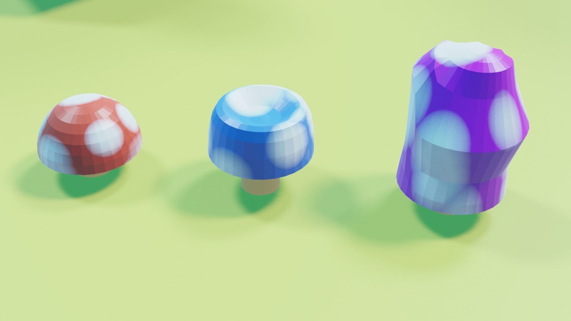 3D LOWPOLY FOREST PACK 3D model_9