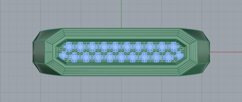 Mens ring with and without stone 019 3D print model_58