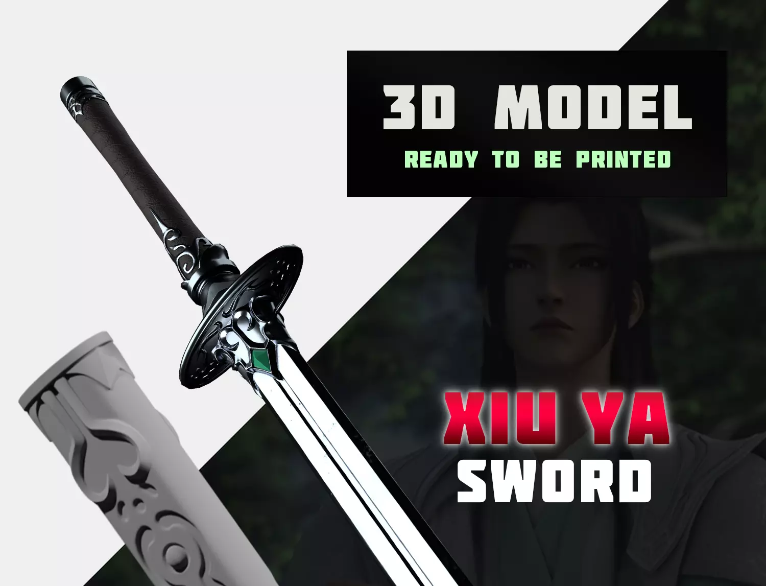 Xiu Ya sword of Shen Qingqiu 3D model from SVSSS 3D print model_0