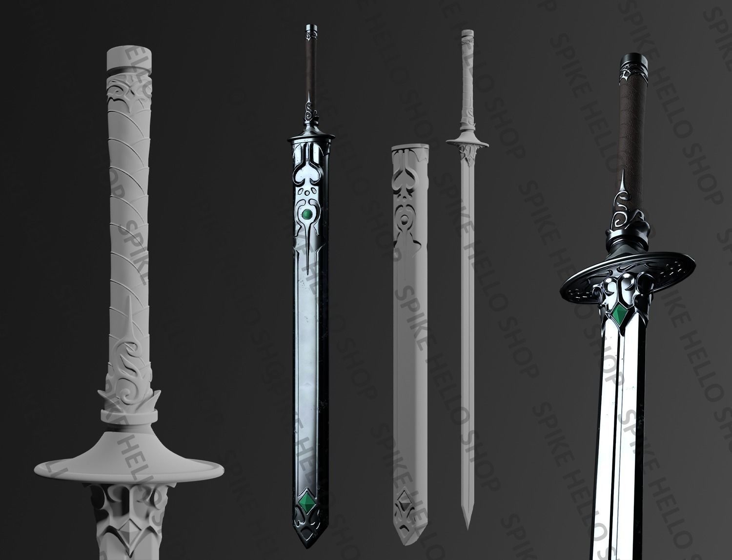 Xiu Ya sword of Shen Qingqiu 3D model from SVSSS 3D print model_4