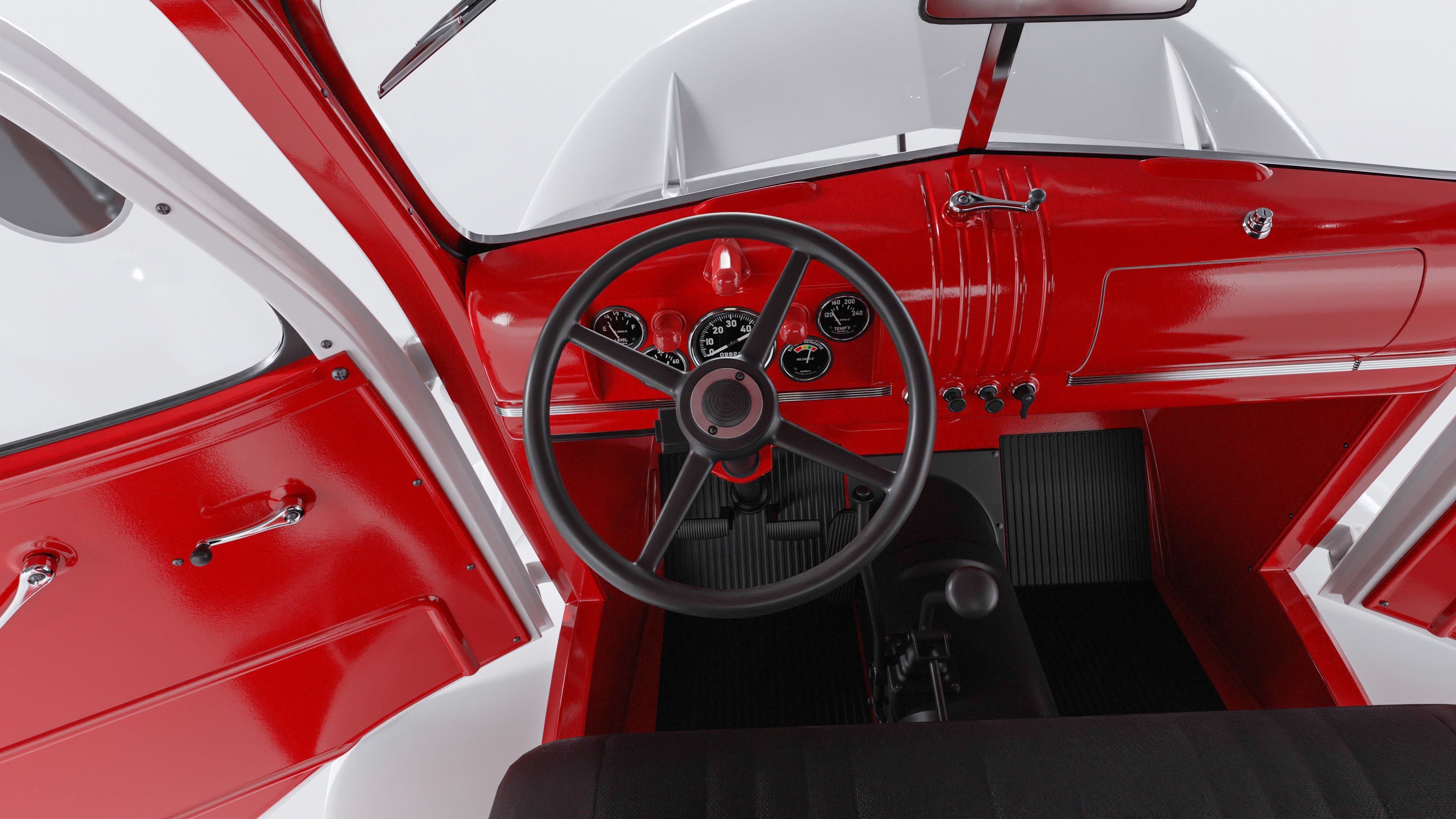 Chevrolet AK-series COE tow truck 1941 3D model_29