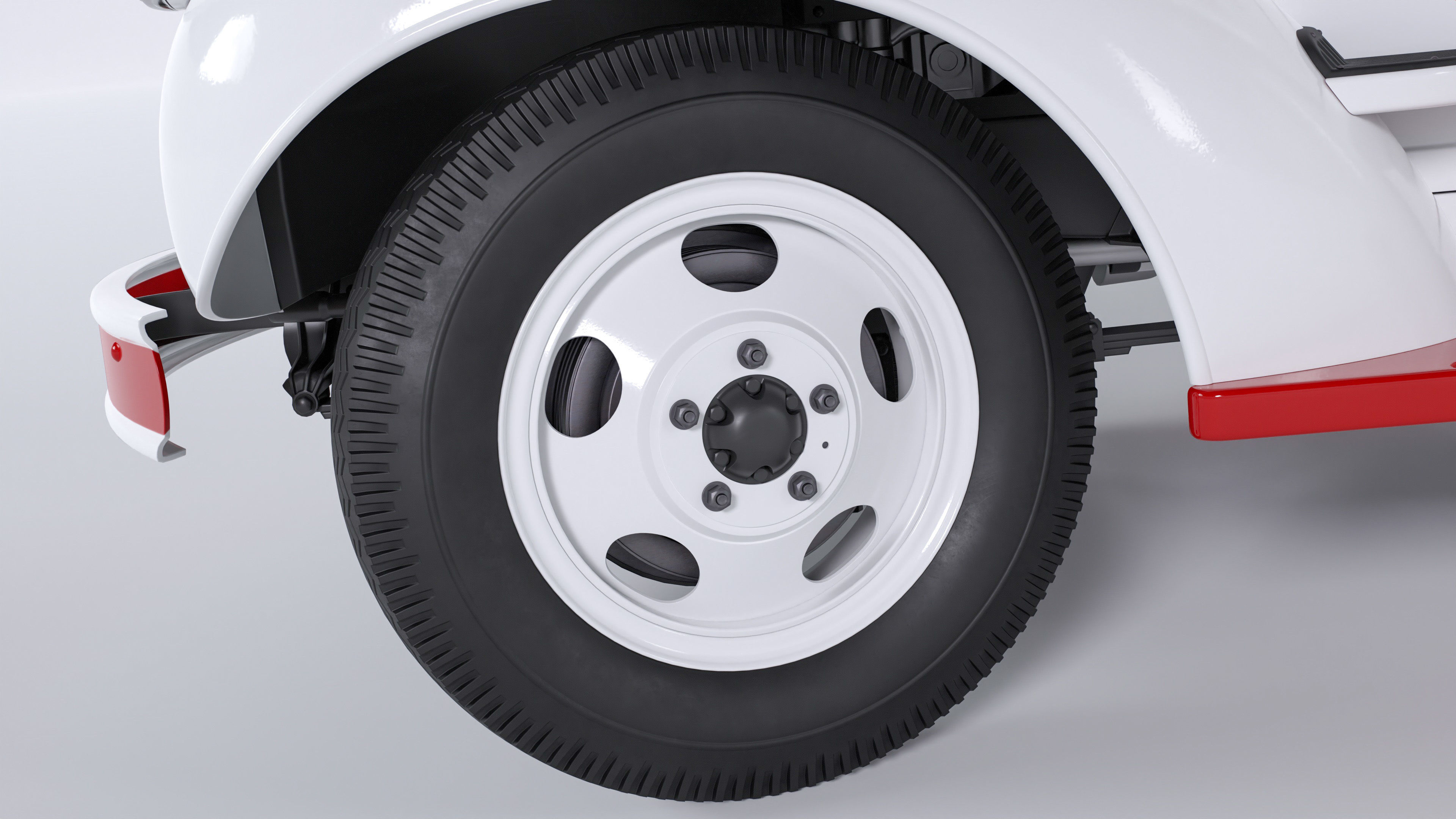 Chevrolet AK-series COE tow truck 1941 3D model_18