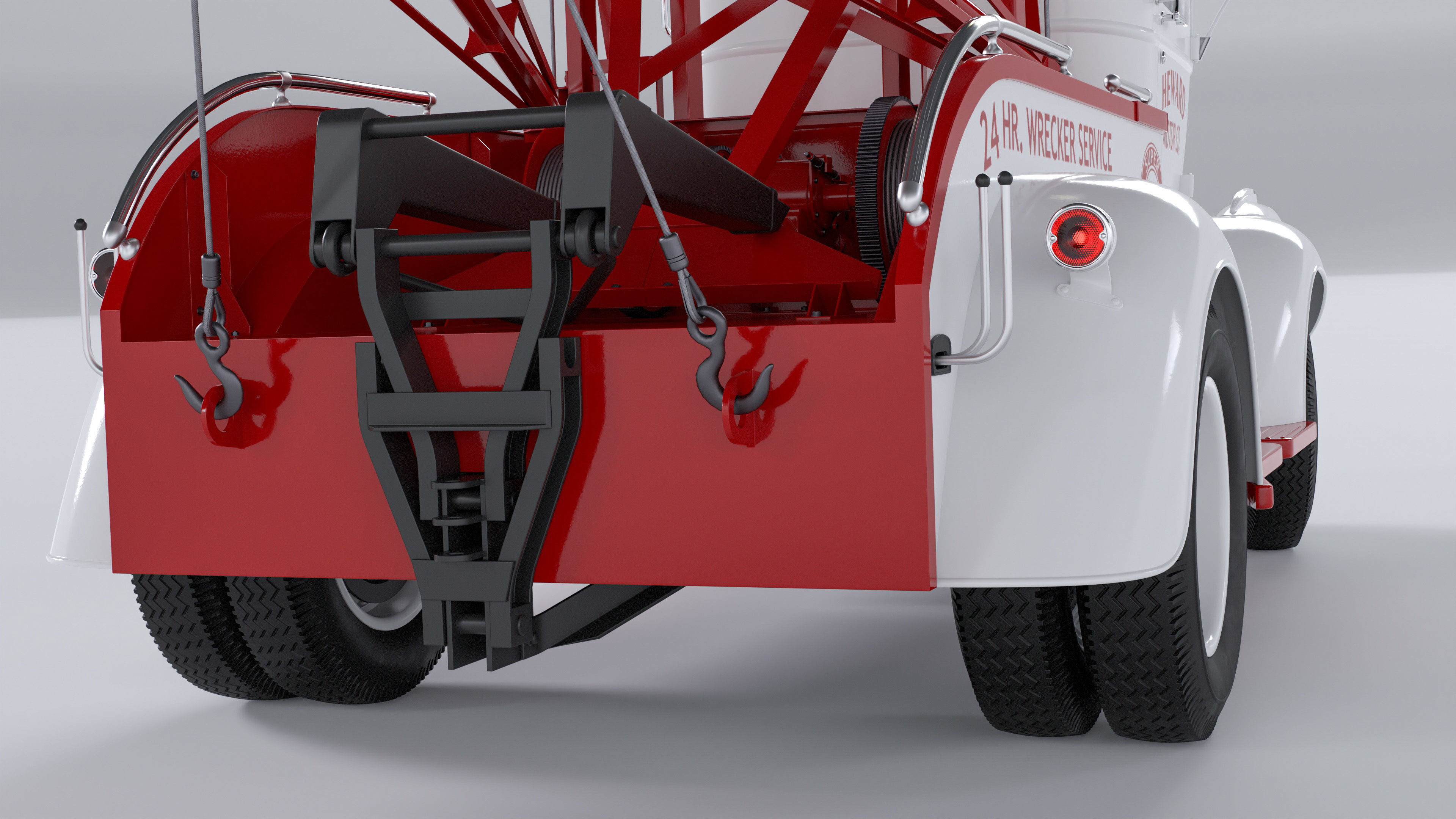 Chevrolet AK-series COE tow truck 1941 3D model_15