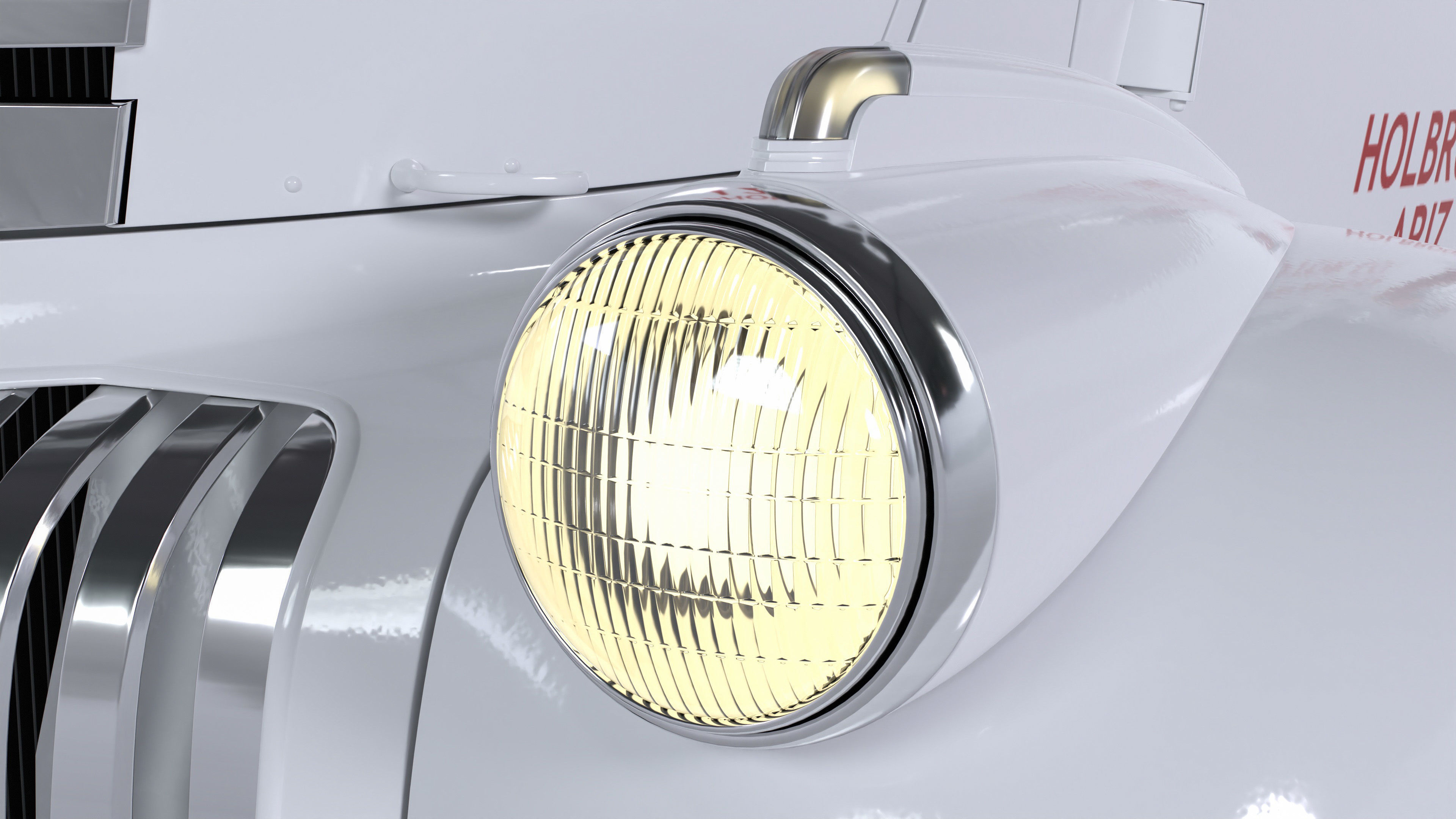 Chevrolet AK-series COE tow truck 1941 3D model_12