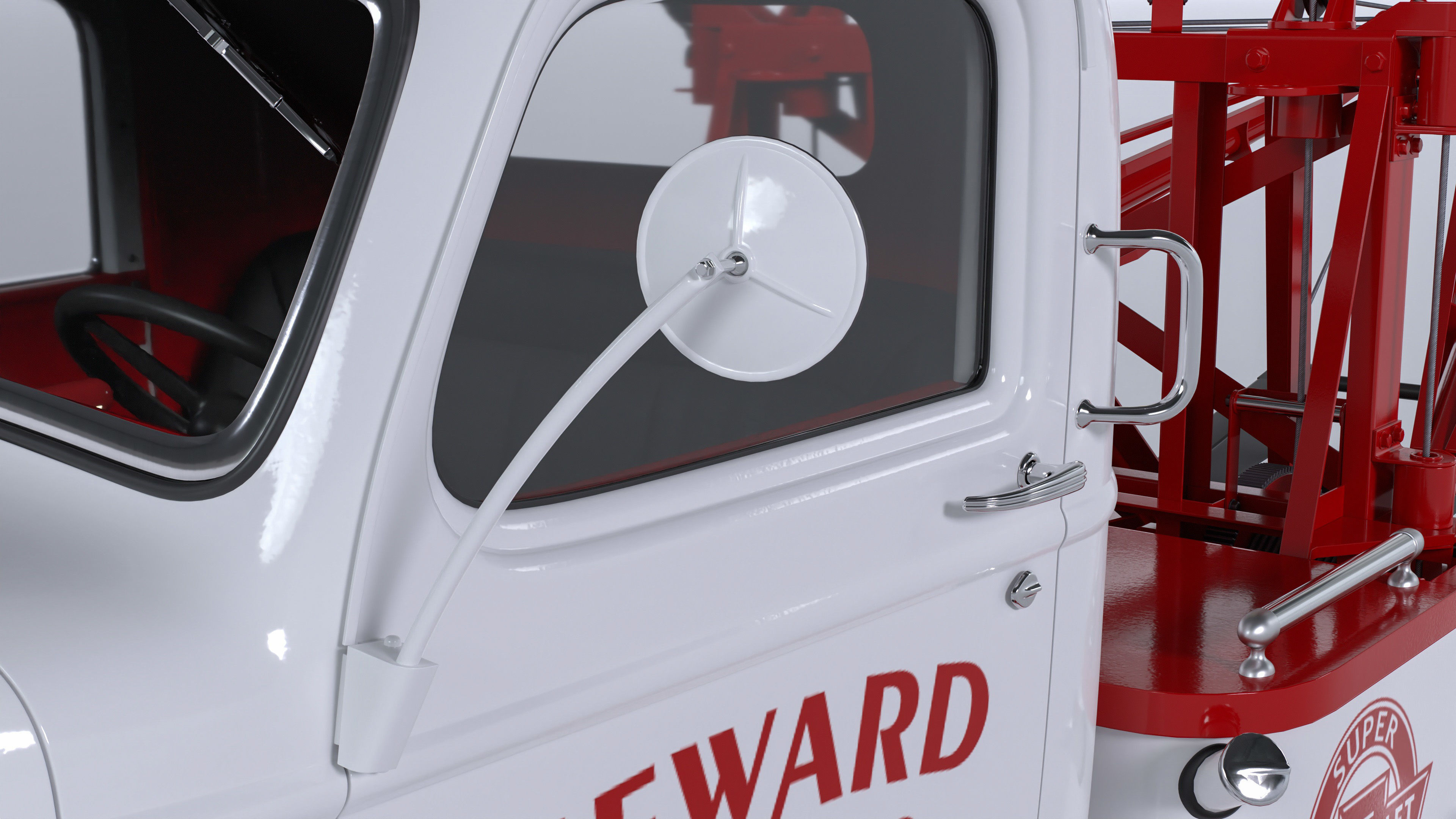 Chevrolet AK-series COE tow truck 1941 3D model_34