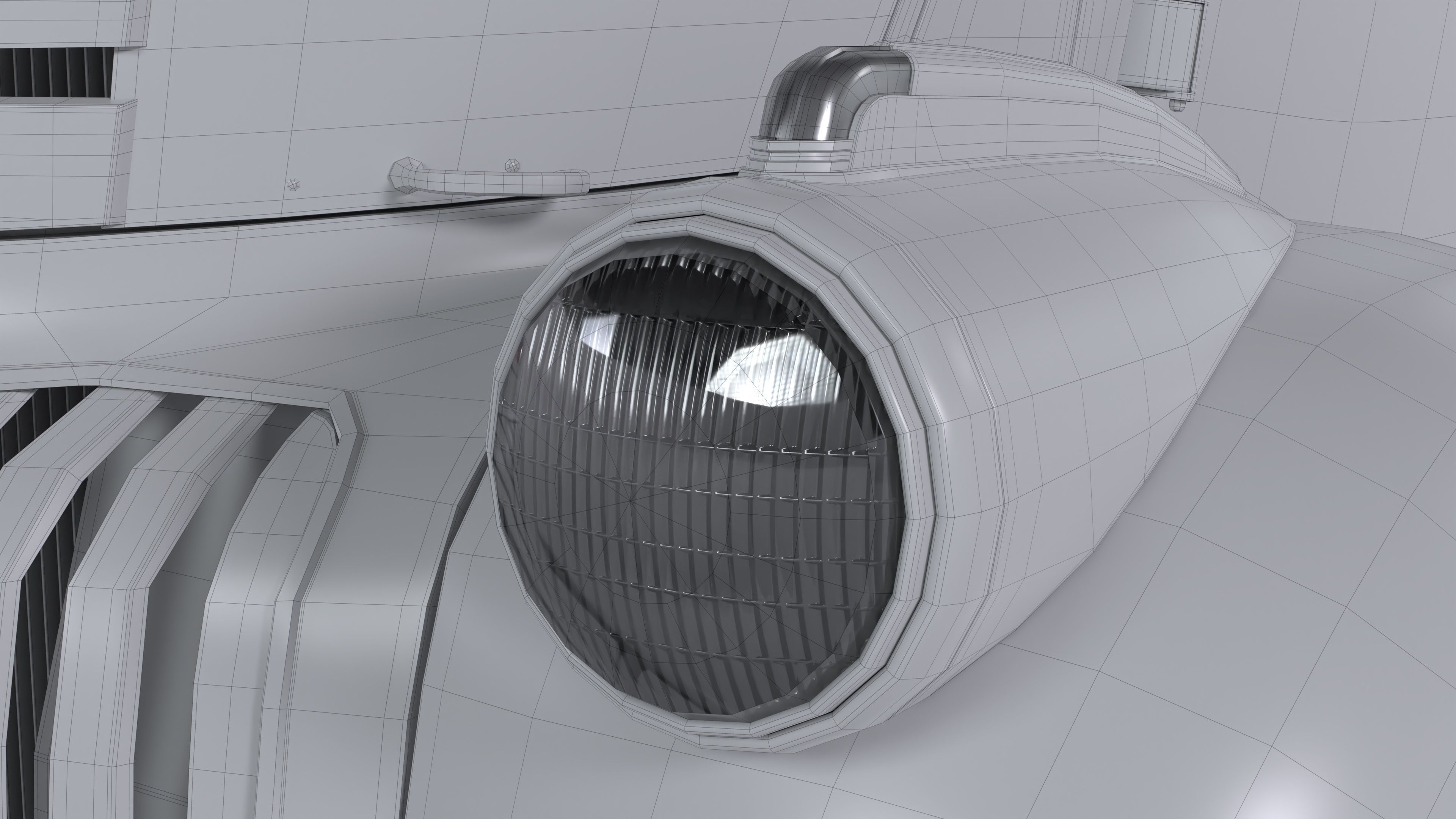 Chevrolet AK-series COE tow truck 1941 3D model_47