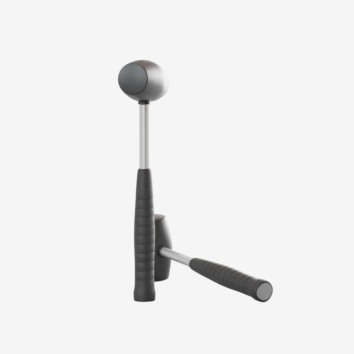 Industrial Hammer Low-poly 3D model_21