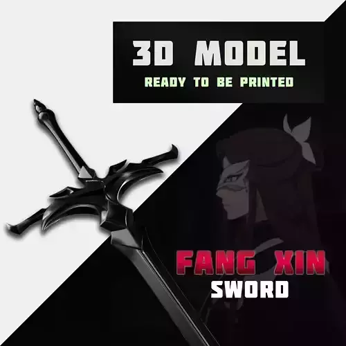 Fang Xin sword of Xie Lian 3D model from Tian Guan Ci Fu