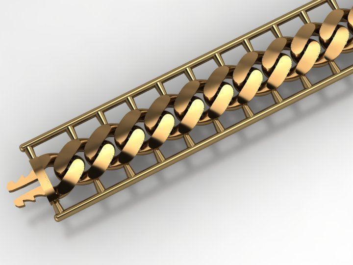 Best Cuban Chain  3D print model_1