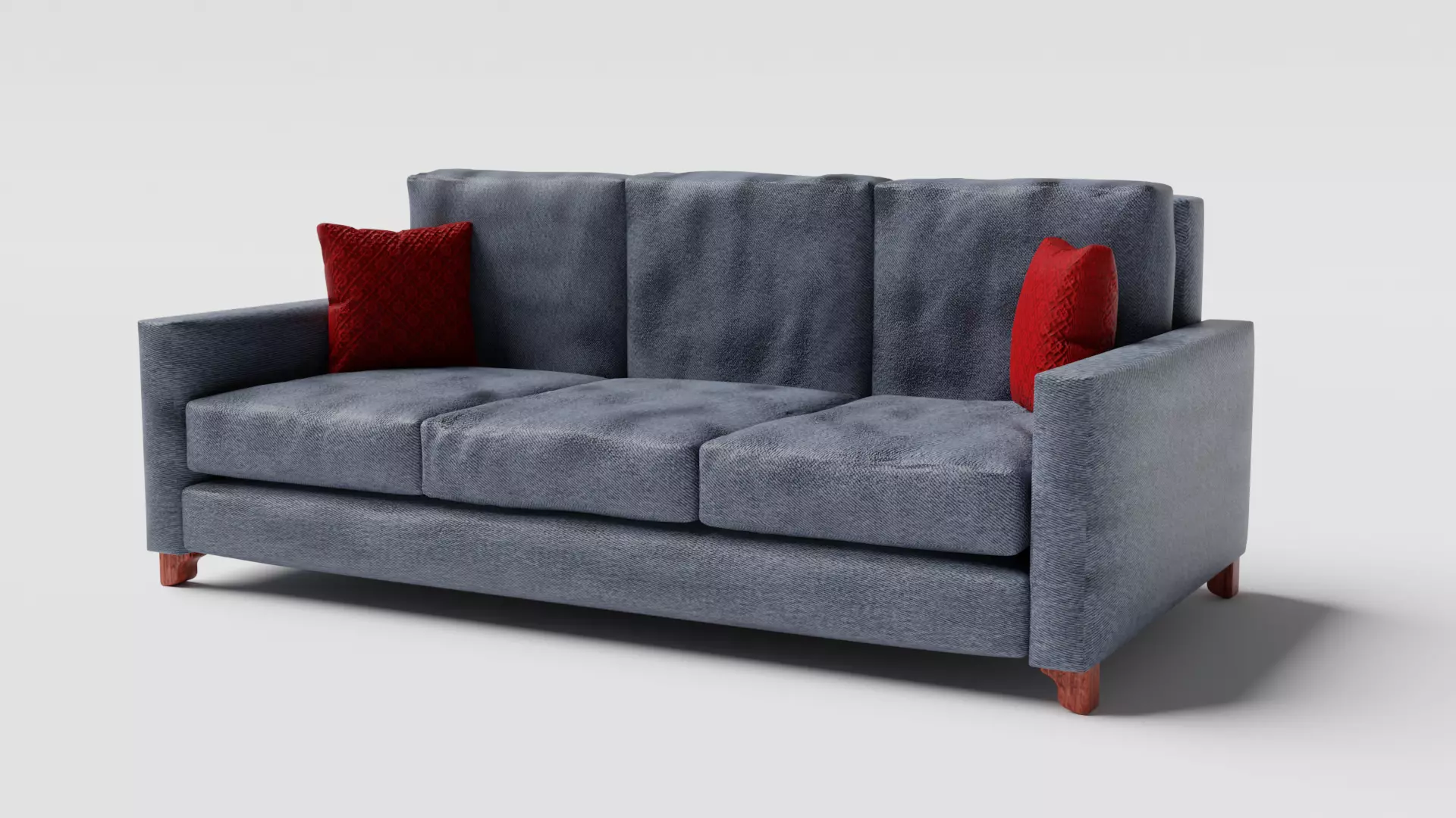 Sleek 3D Sofa Rendering for Home Decor Projects 3D model