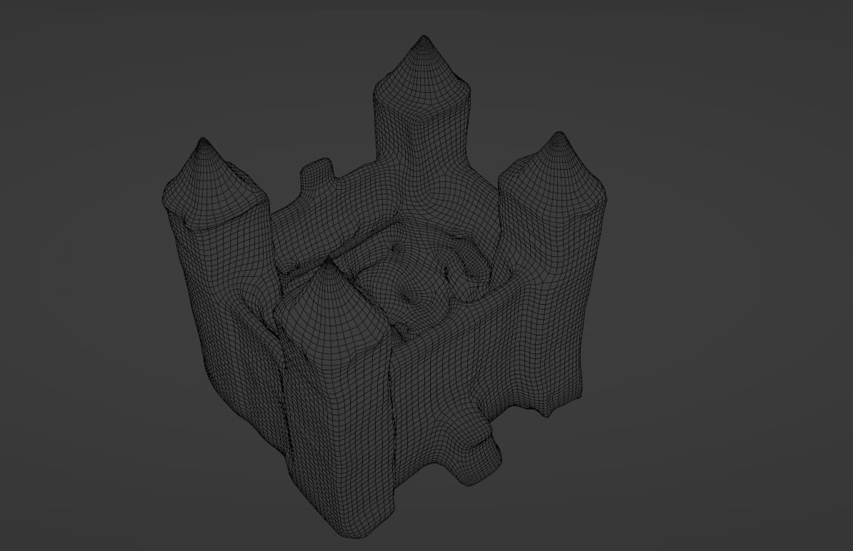 Medieval Fortress 3D model_11