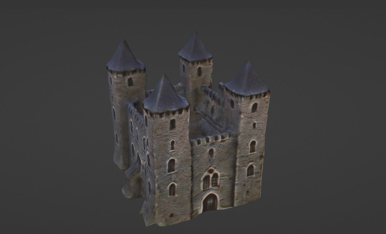 Medieval Fortress 3D model_6