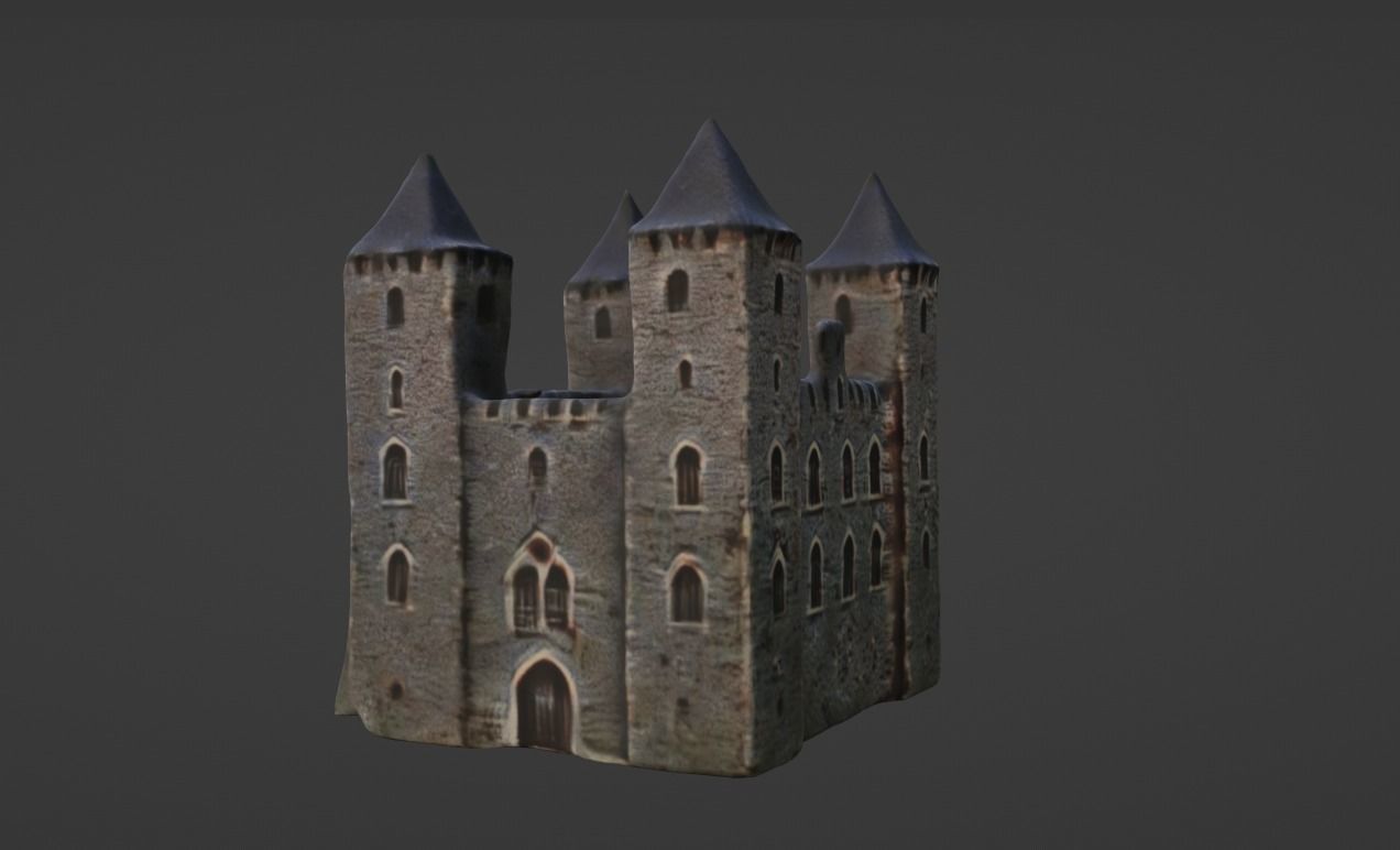 Medieval Fortress 3D model_7