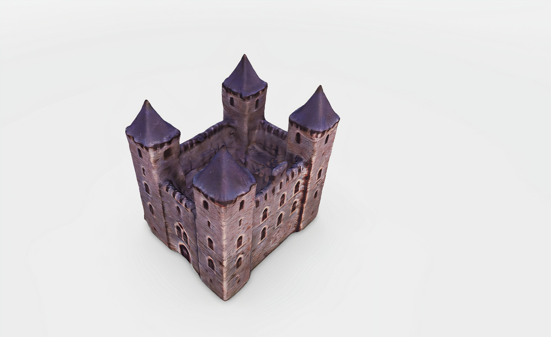 Medieval Fortress 3D model_4