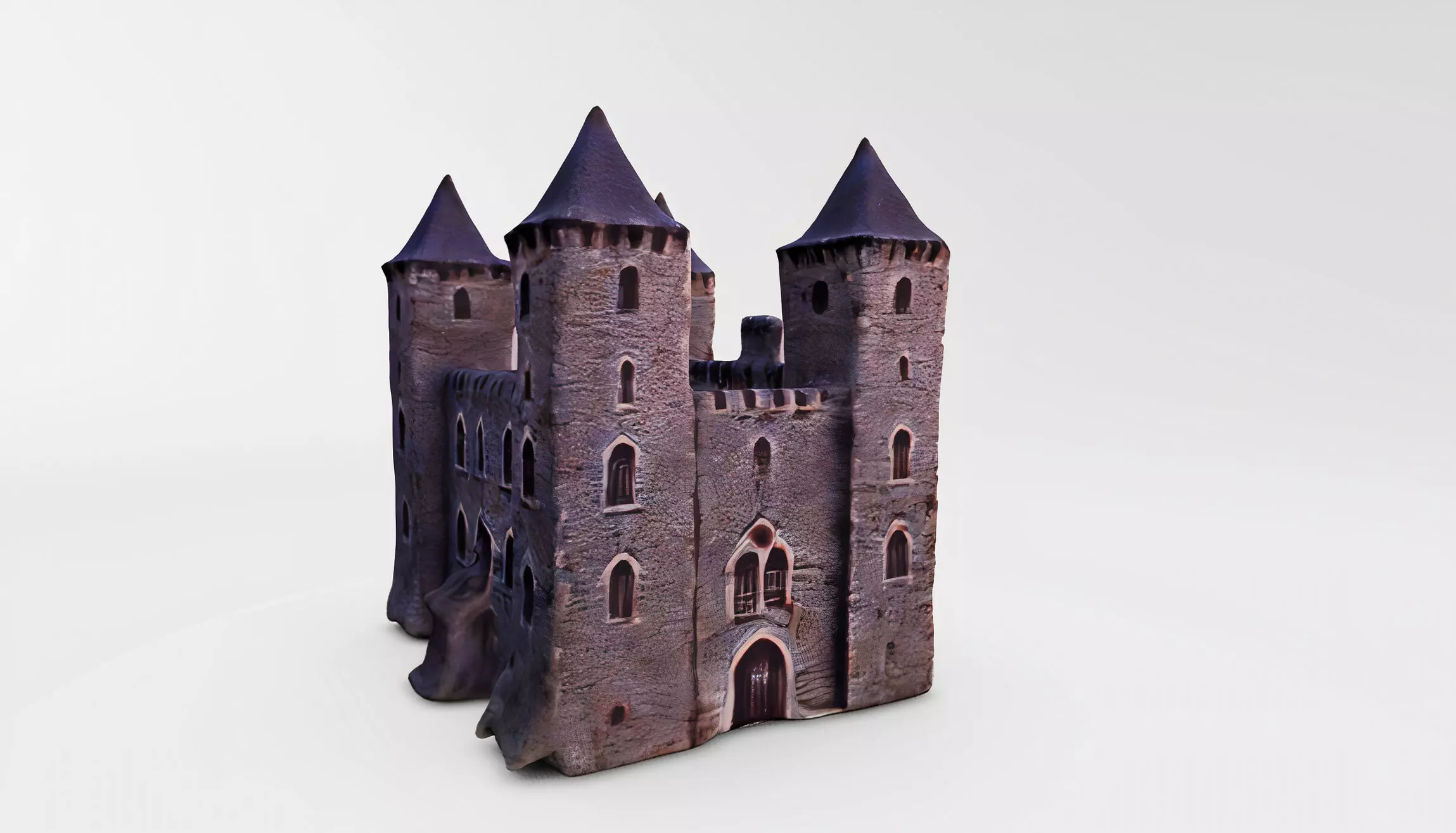 Medieval Fortress 3D model_0