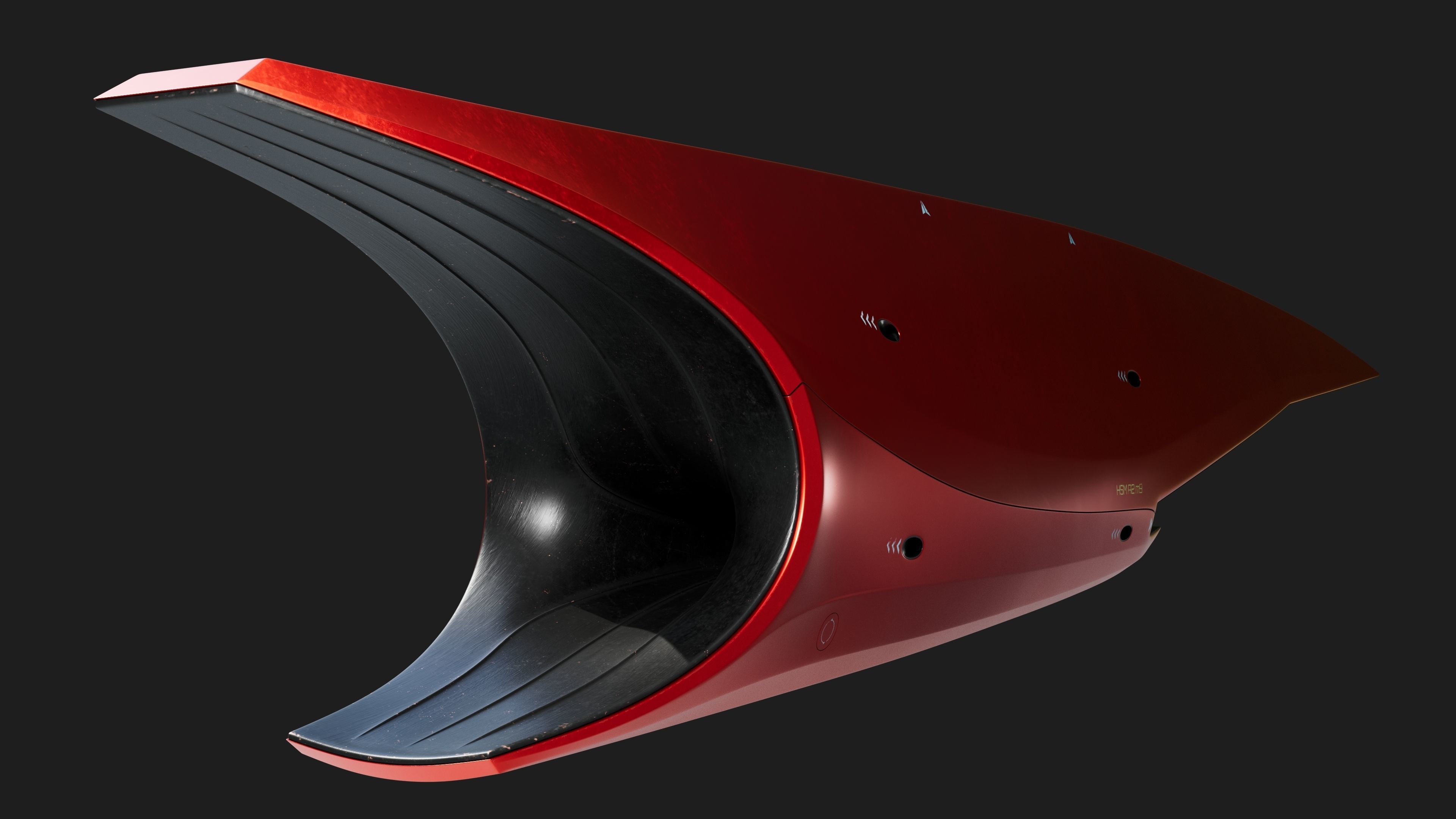 Hypersonic missile HSM A2 01 3D model_19