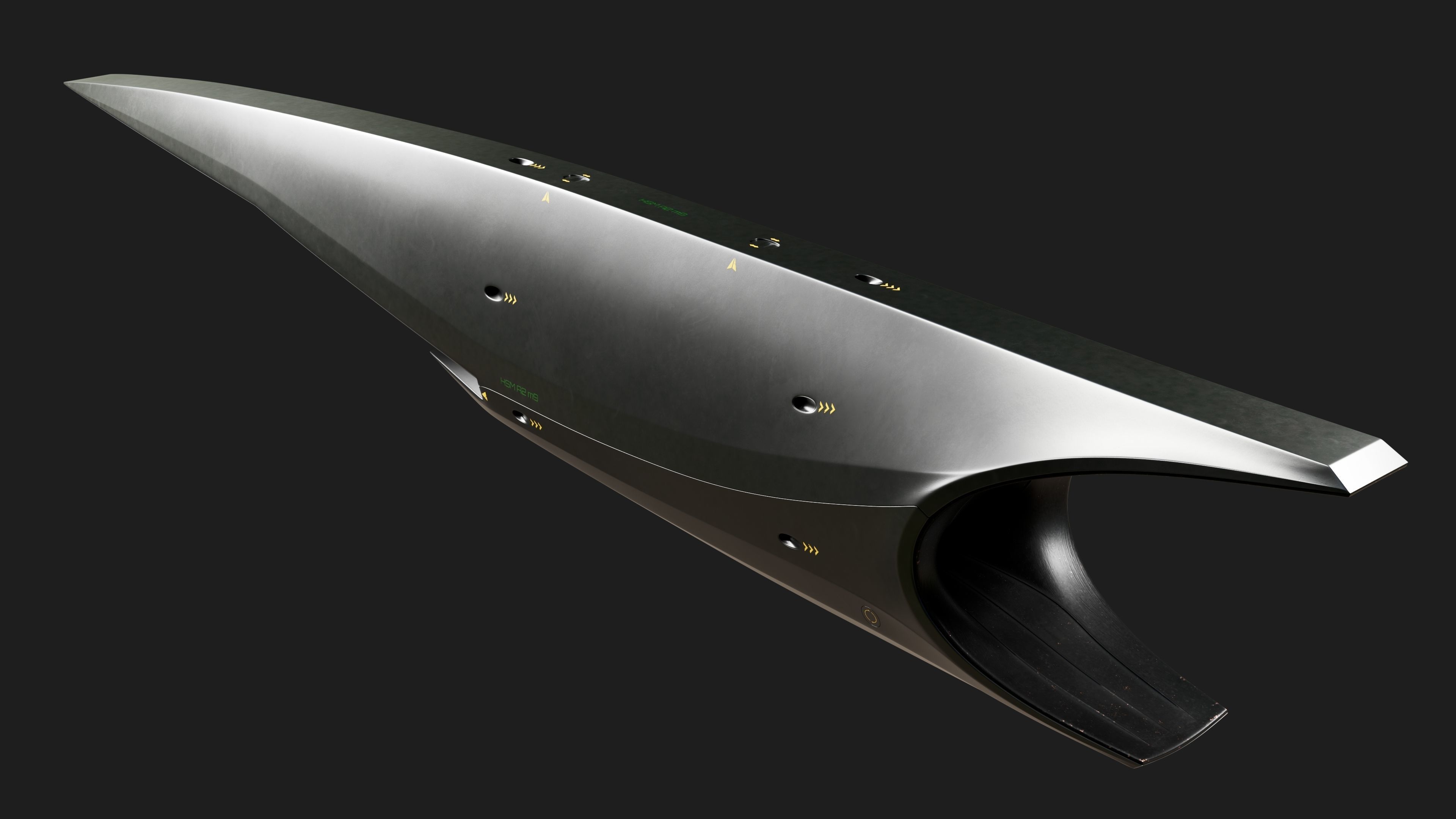 Hypersonic missile HSM A2 01 3D model_13