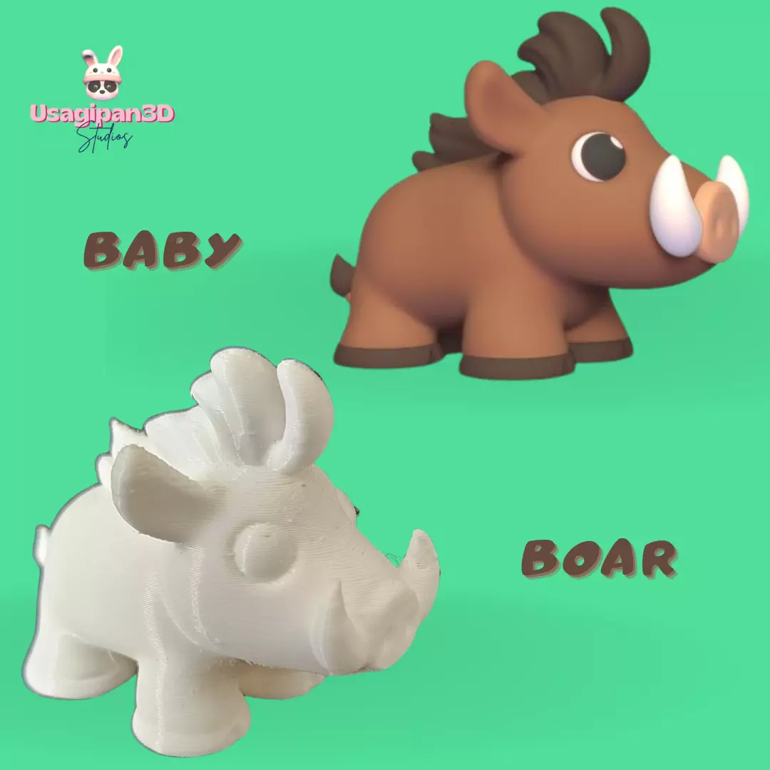 Baby Boar 3D print model_0