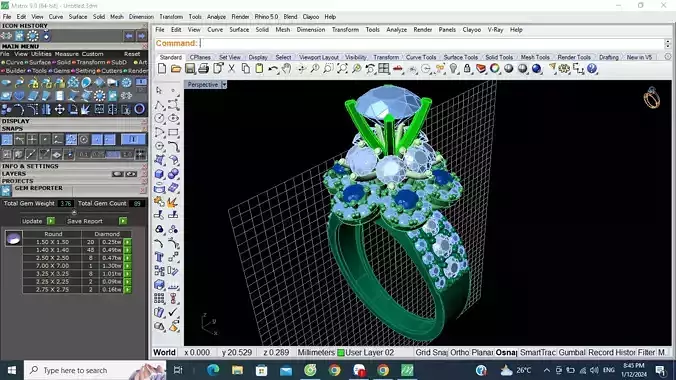 queen ring 3D print model