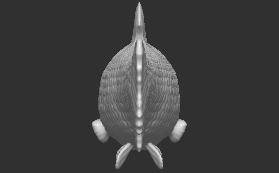Grass carp fish for 3D printing 3D print model_5