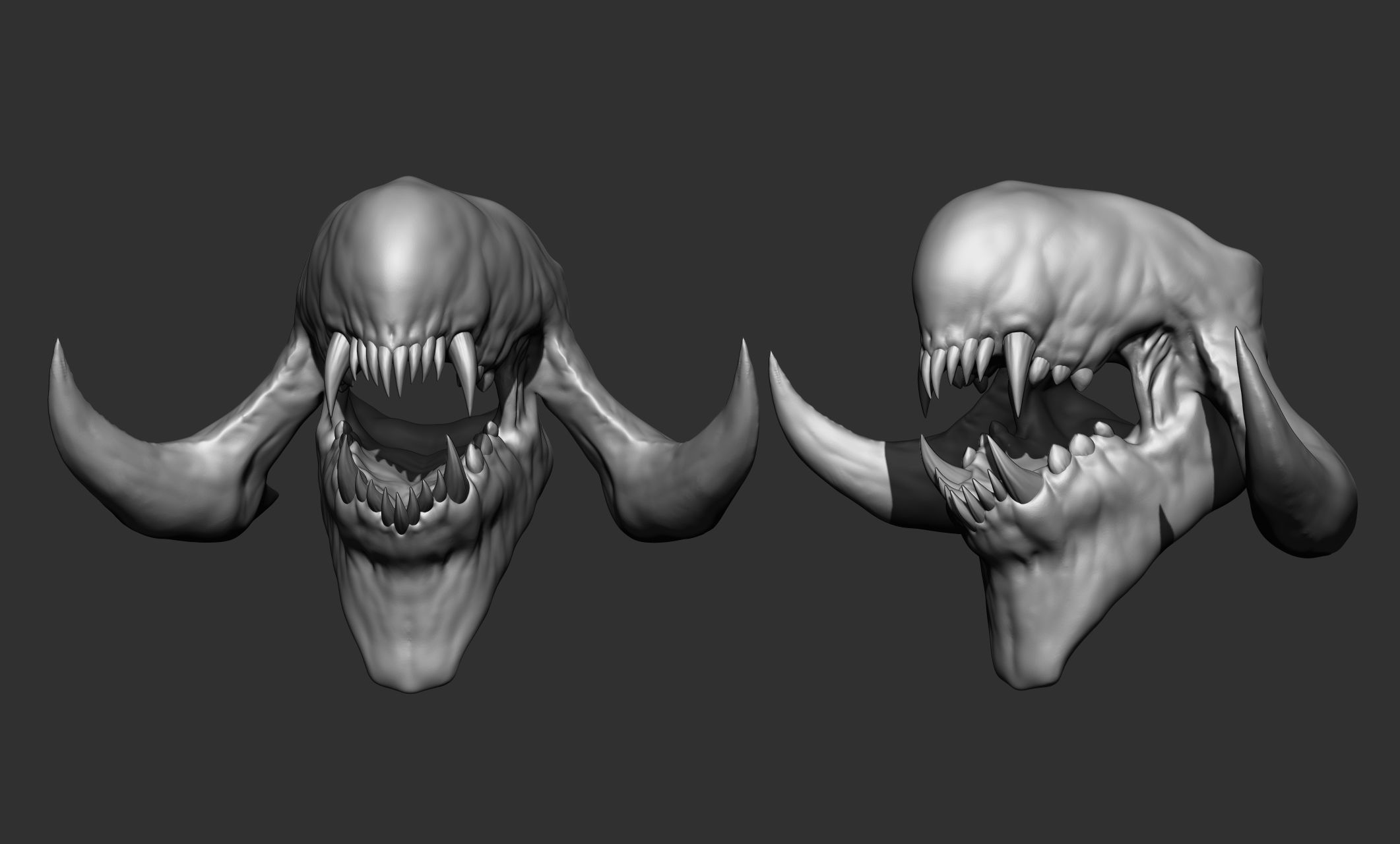 6 Creature  Monster Jaws 3D model_3
