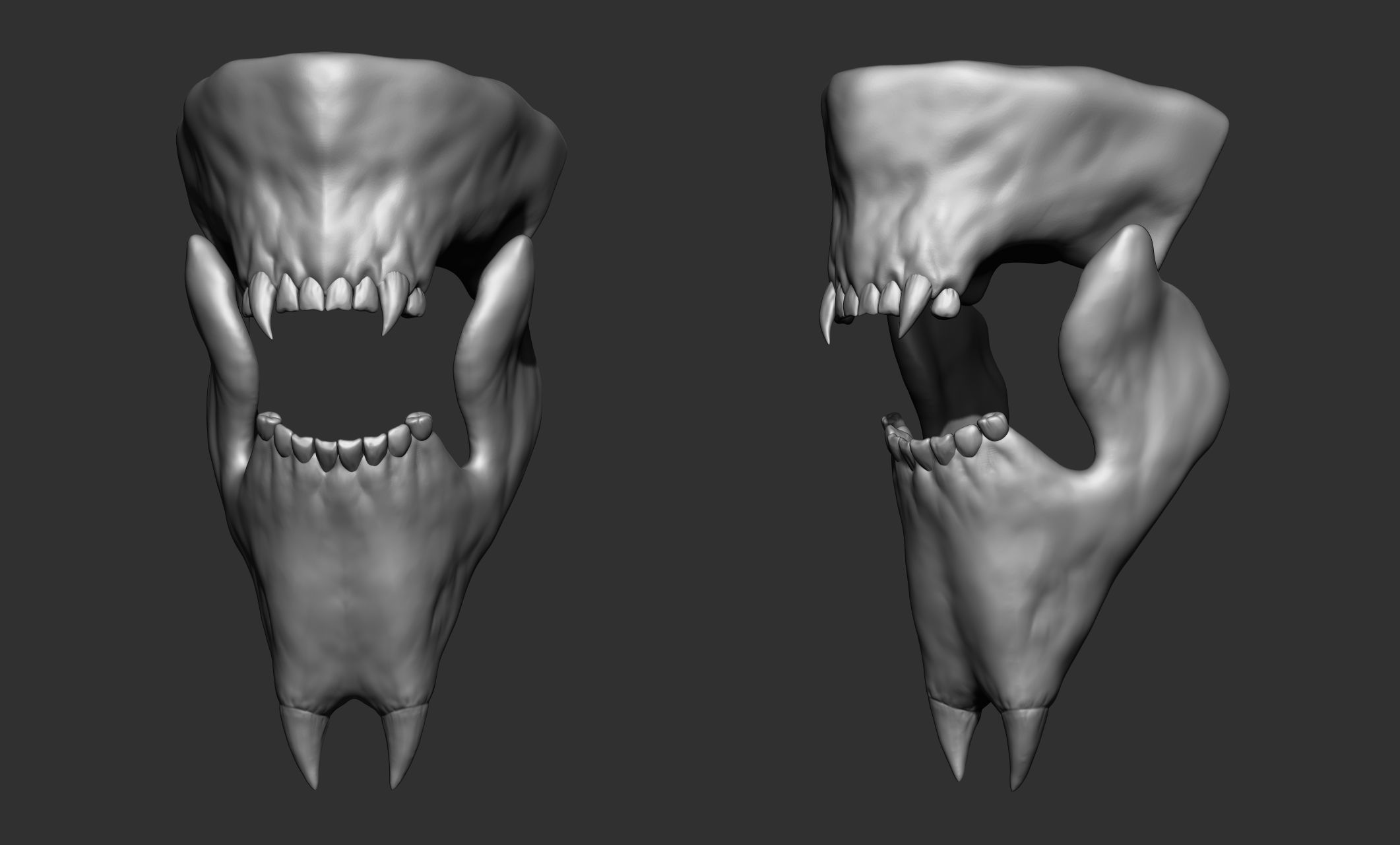 6 Creature  Monster Jaws 3D model_6