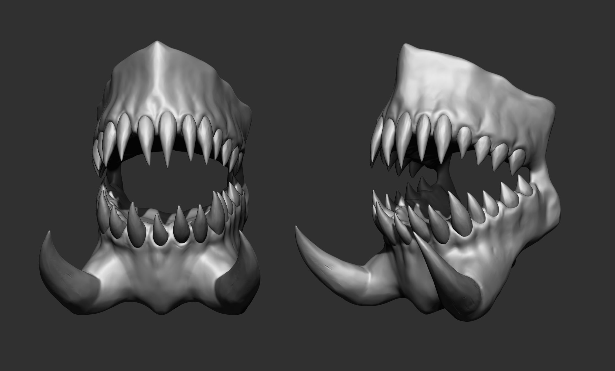 6 Creature  Monster Jaws 3D model_1