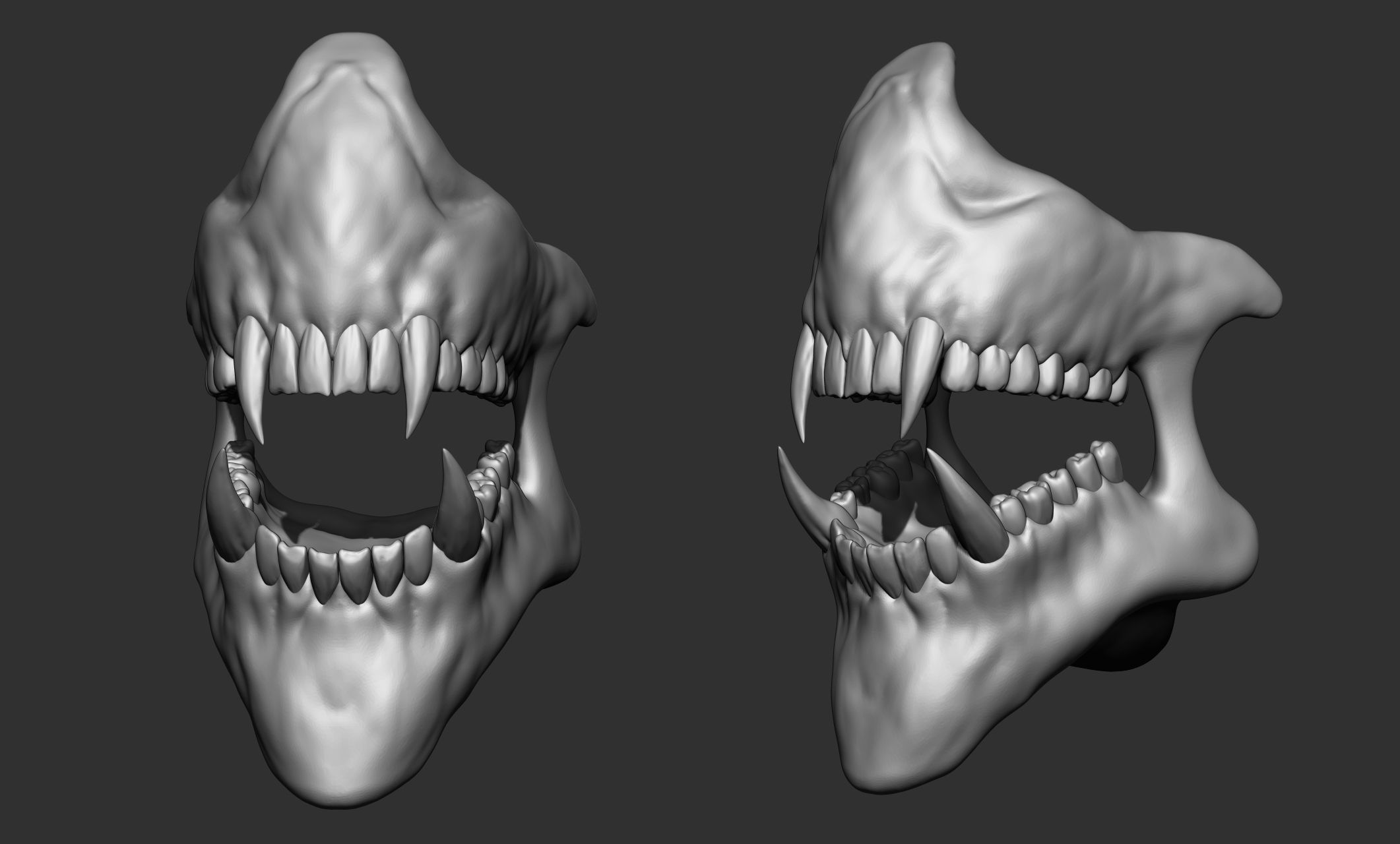 6 Creature  Monster Jaws 3D model_2