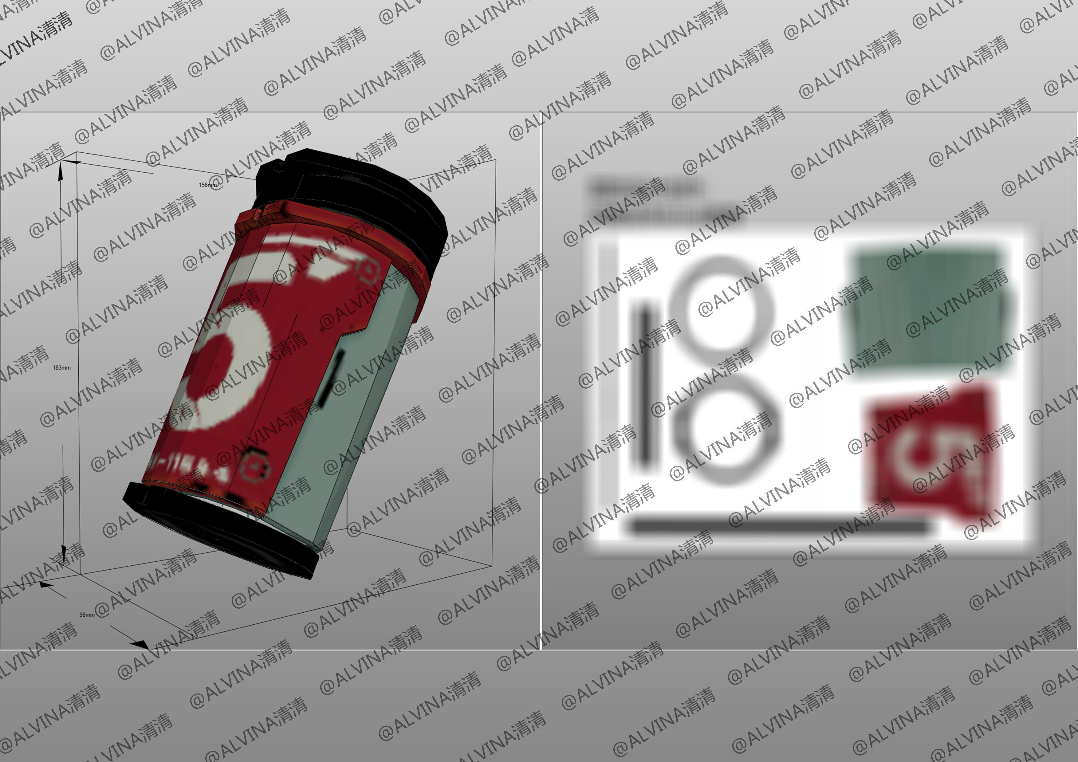 Apex Legends Horizon Armor - DIY Cosplay Pepakura Foam Template Low-poly 3D model_16