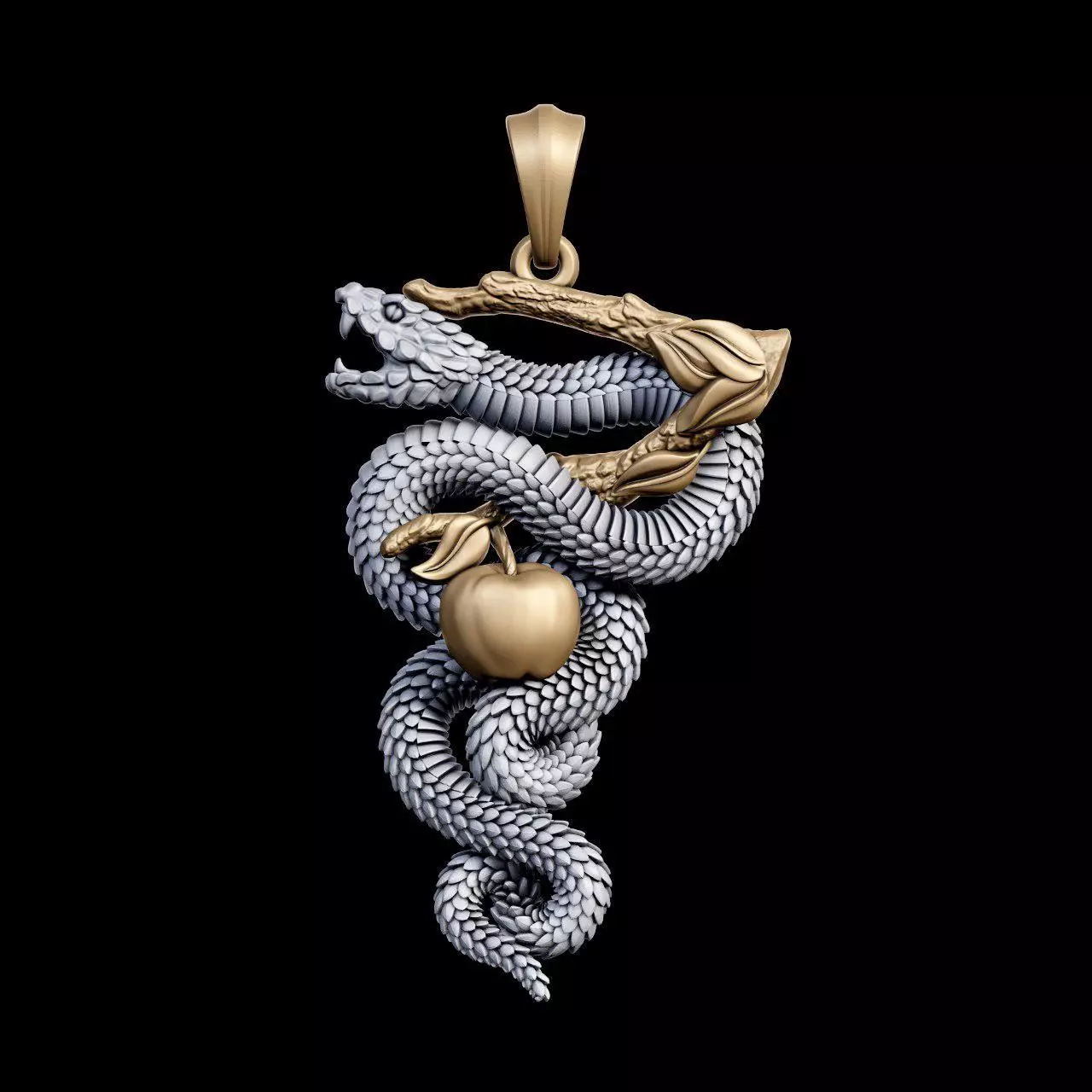 Forbidden fruit Pendant 3D print model