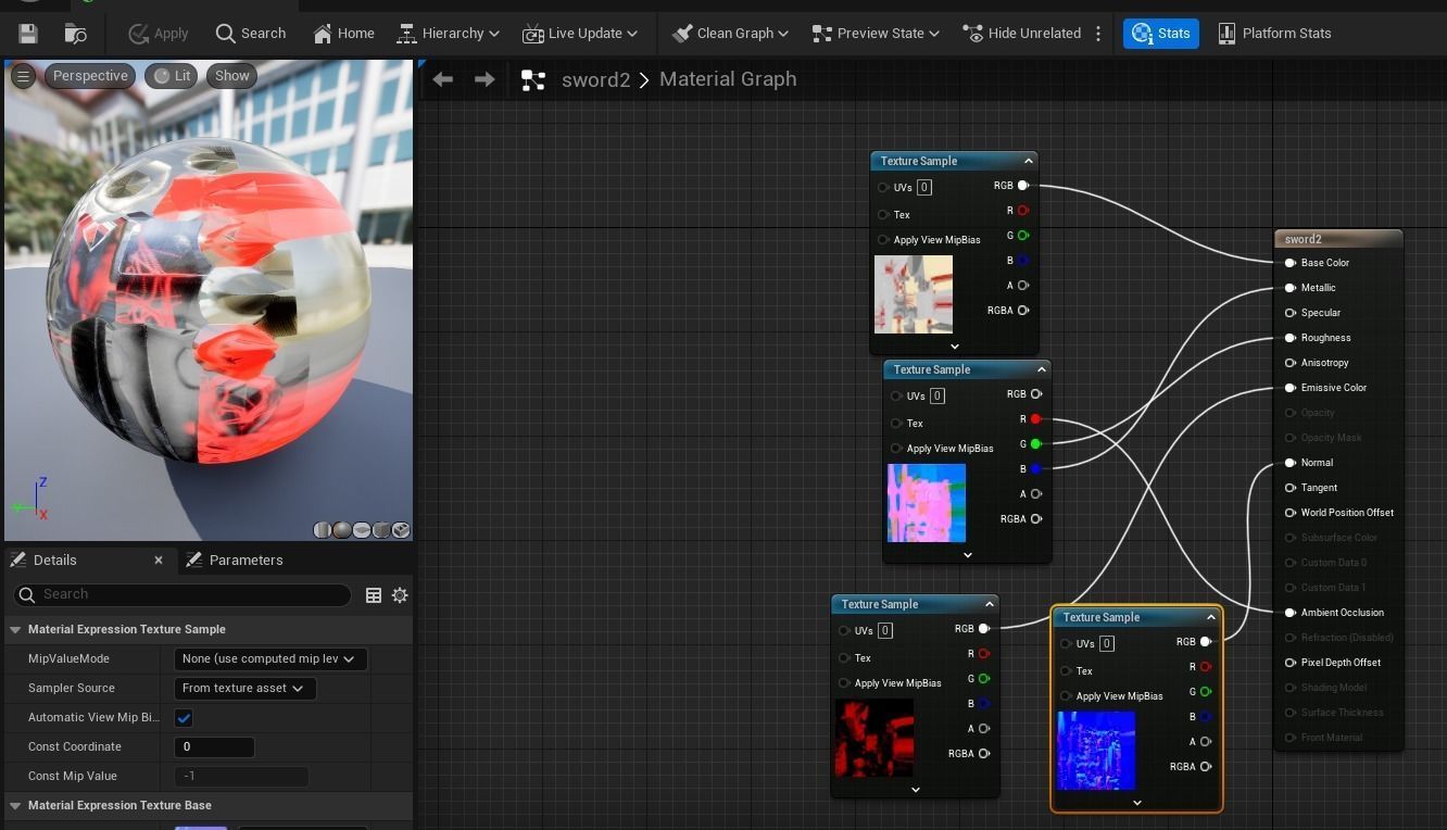 Evilish Sword Low-poly 3D model_10