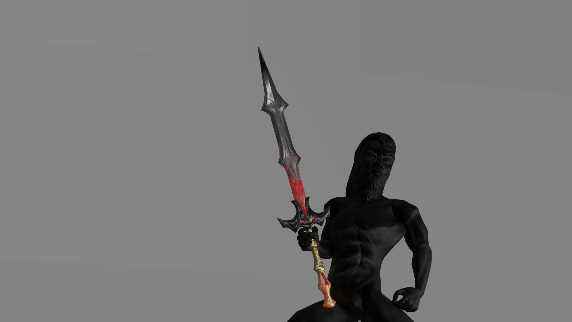 Evilish Sword Low-poly 3D model_8