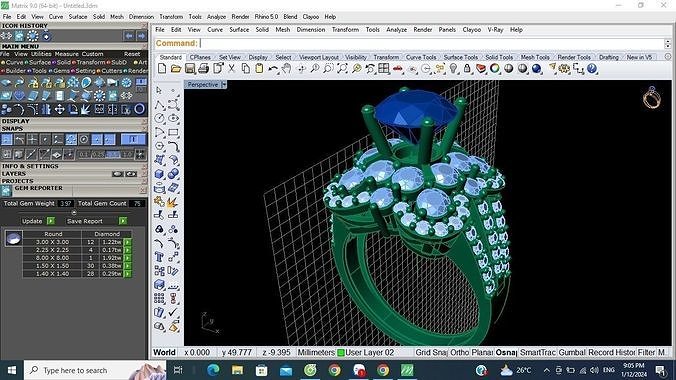 queen ring 3 3D print model