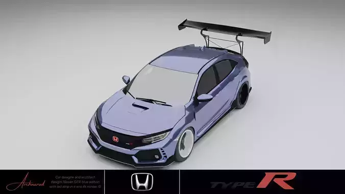 Honda Civic Type R 3D model