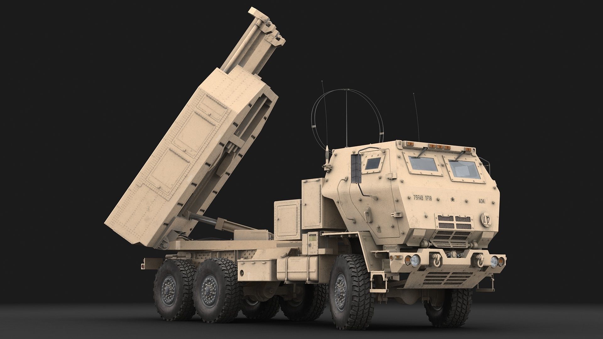 M142 HIMARS GMLRS 3D model_13