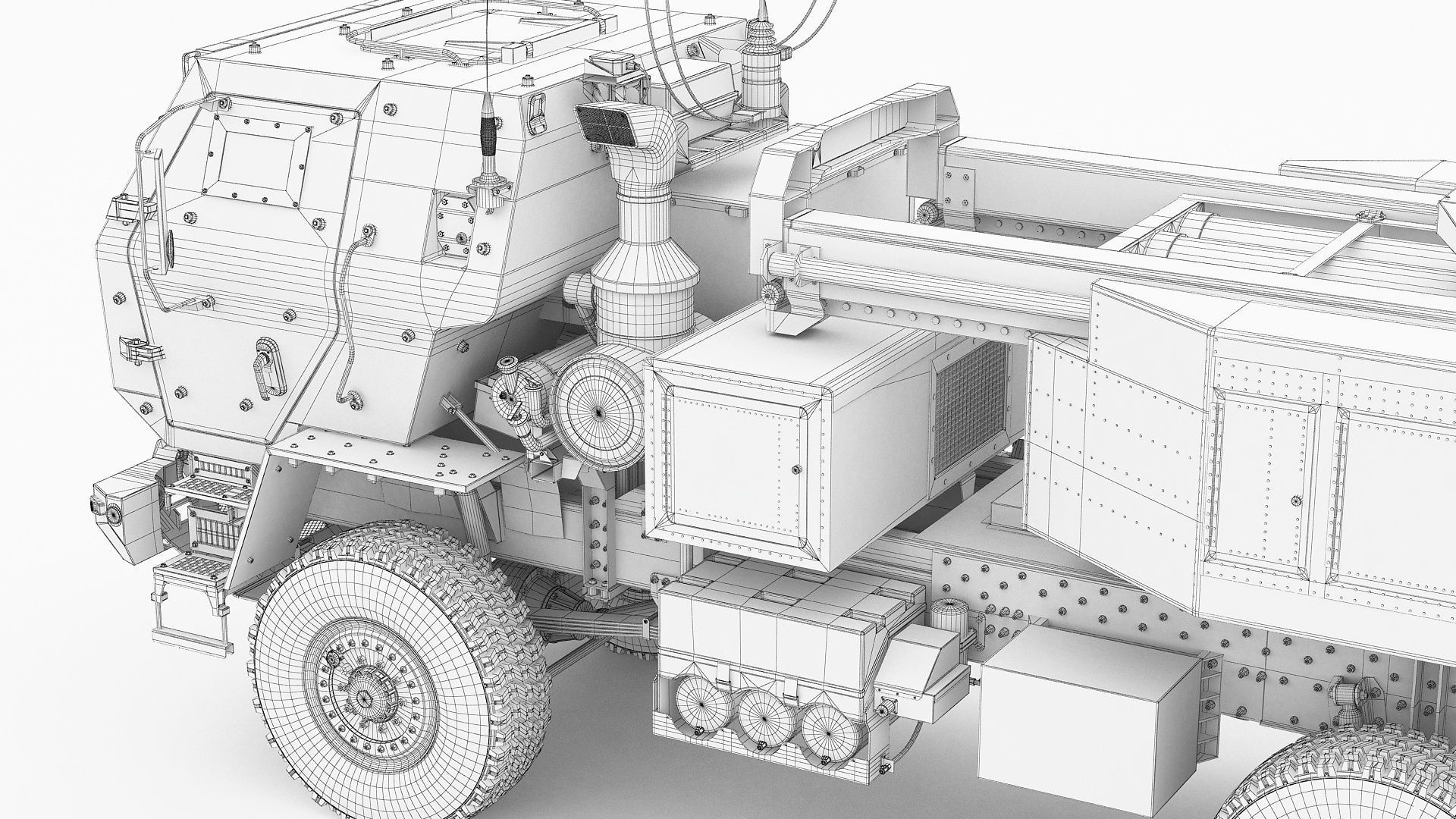 M142 HIMARS GMLRS 3D model_34