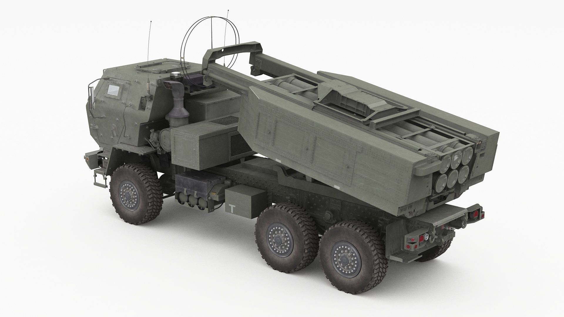 M142 HIMARS GMLRS 3D model_7