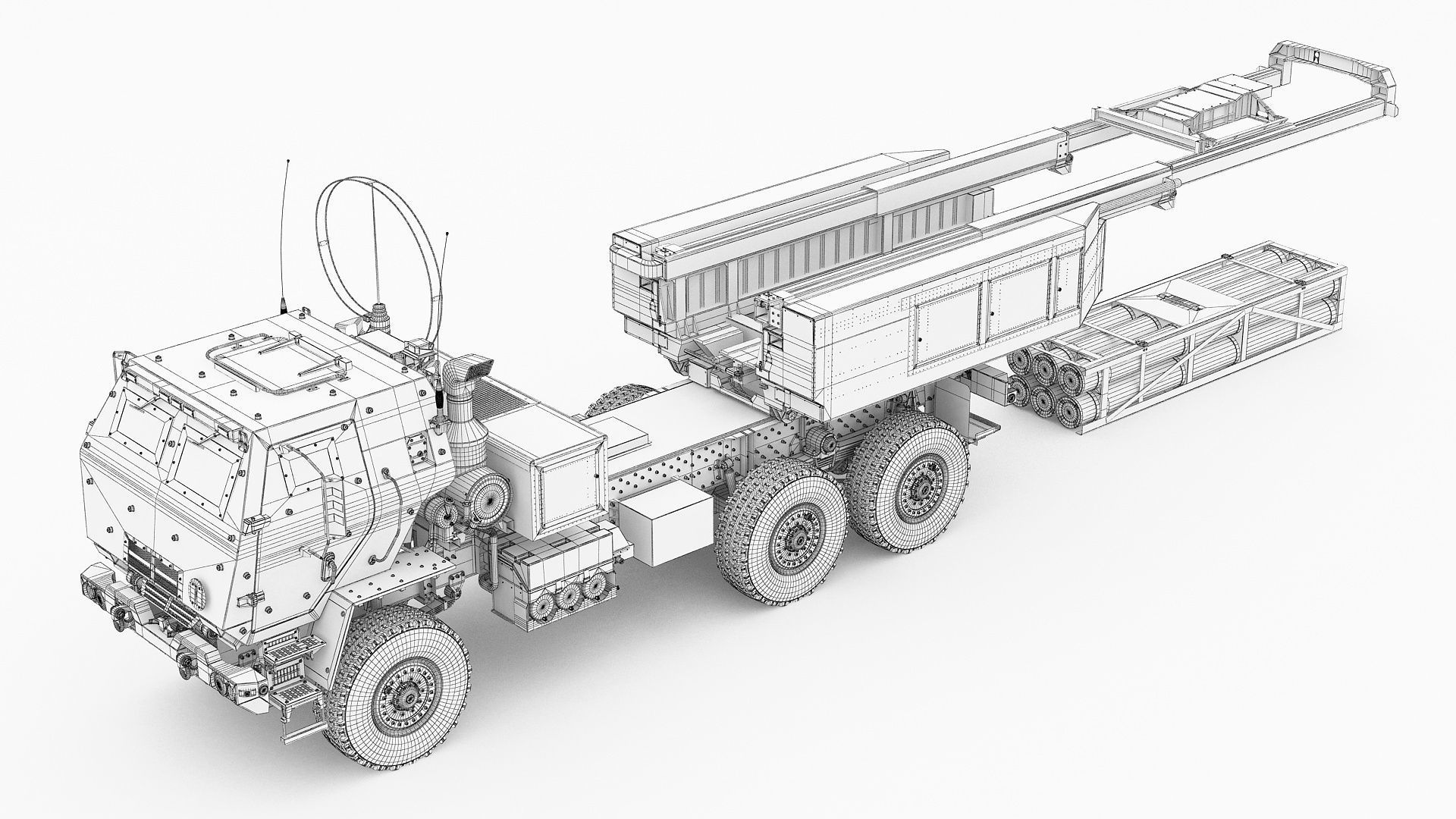 M142 HIMARS GMLRS 3D model_33