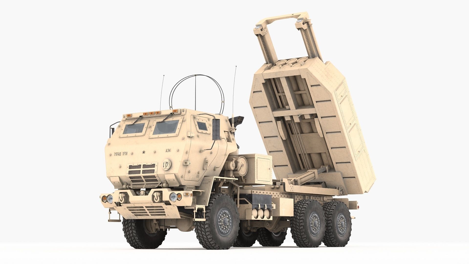 M142 HIMARS GMLRS 3D model_10
