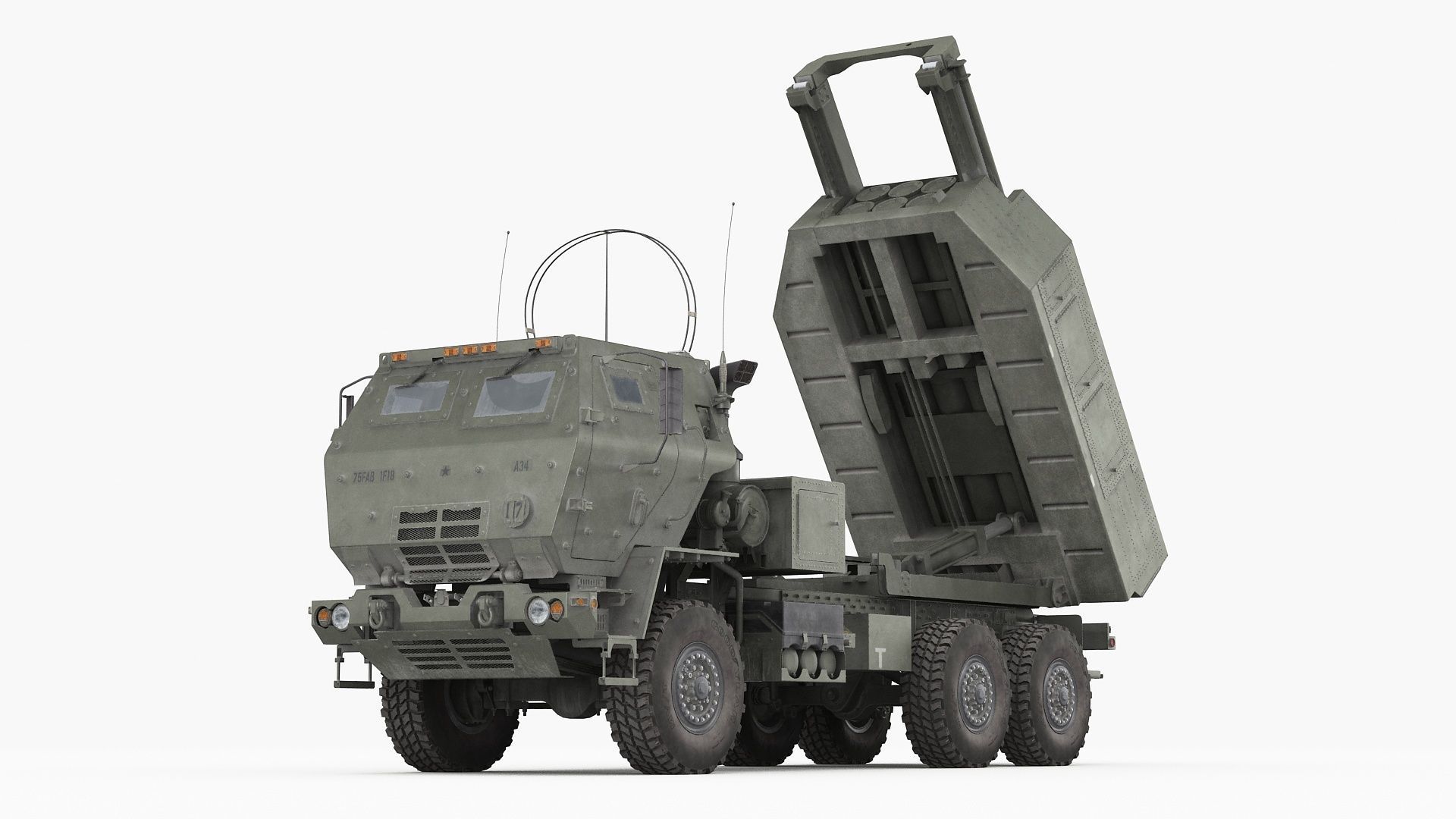M142 HIMARS GMLRS 3D model_9