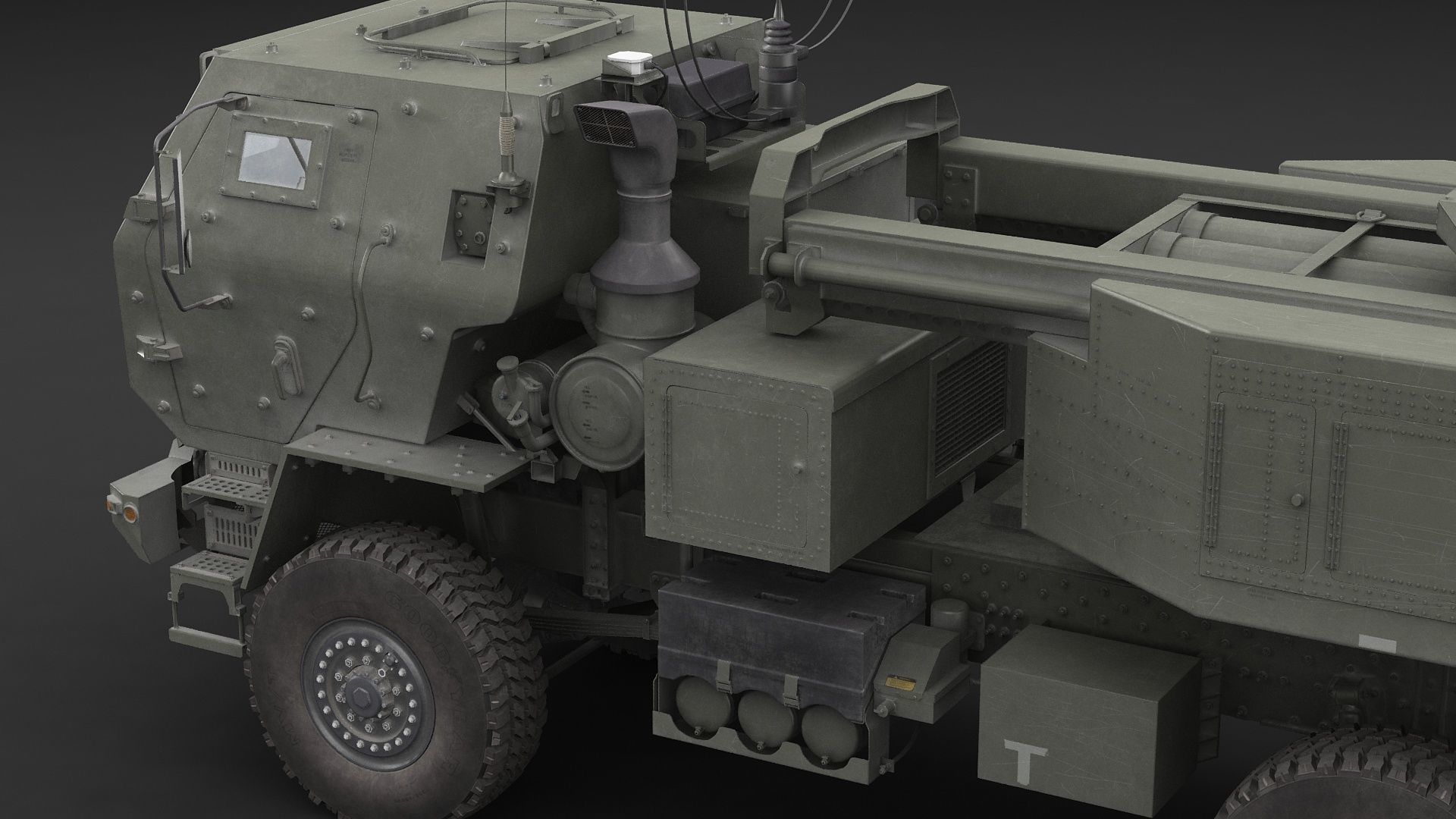M142 HIMARS GMLRS 3D model_25