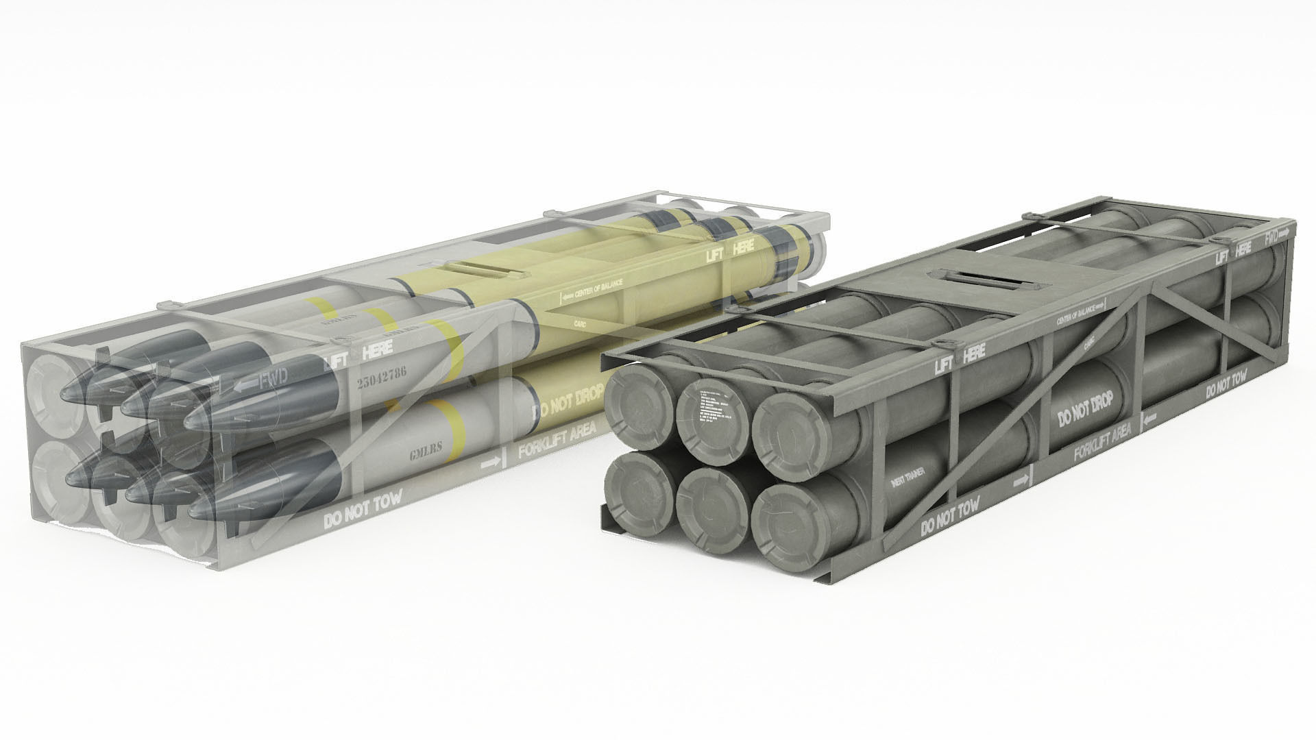 M142 HIMARS GMLRS 3D model_21